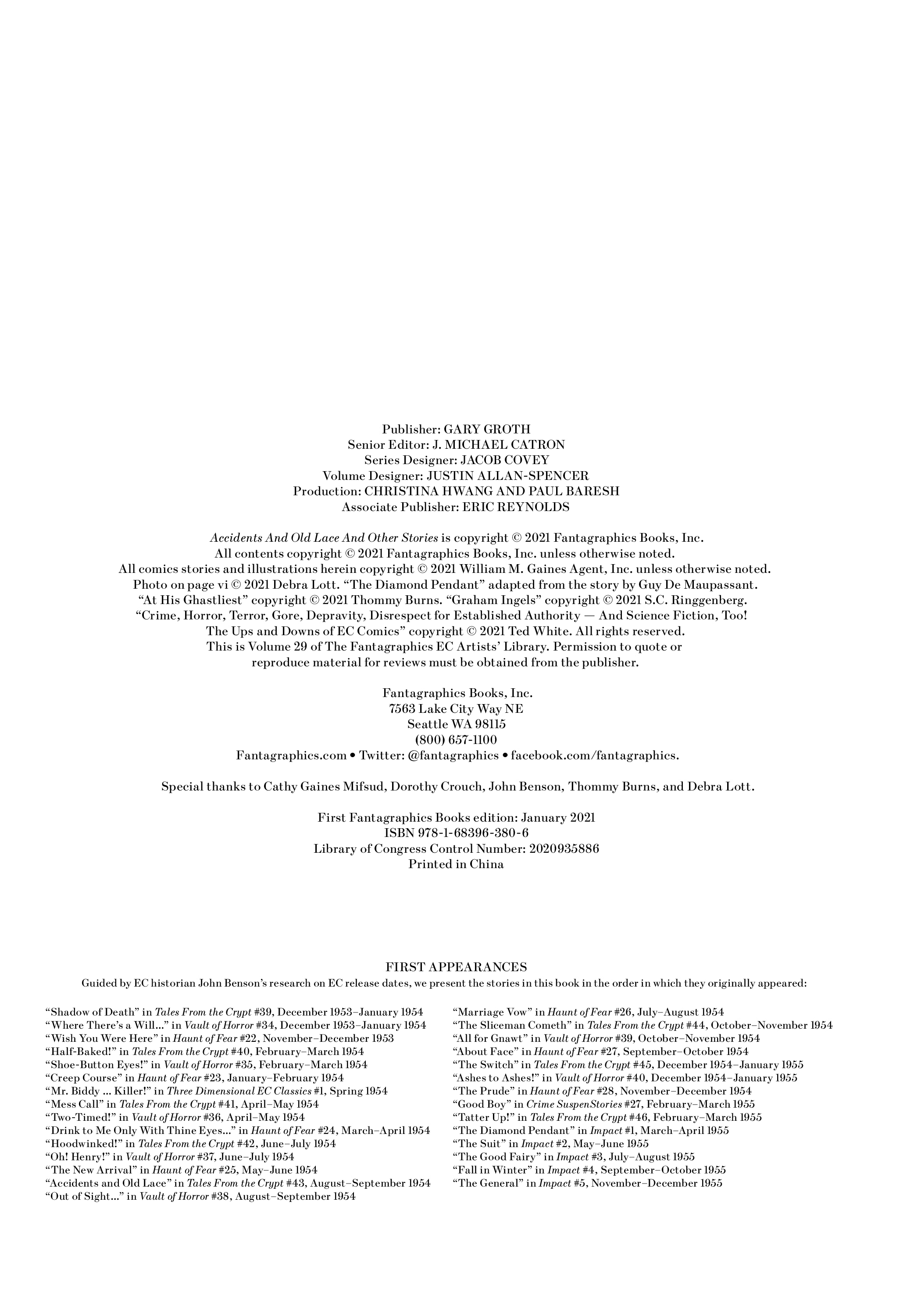Accidents and Old Lace and Other Stories (2020): Chapter 1 - Page 3