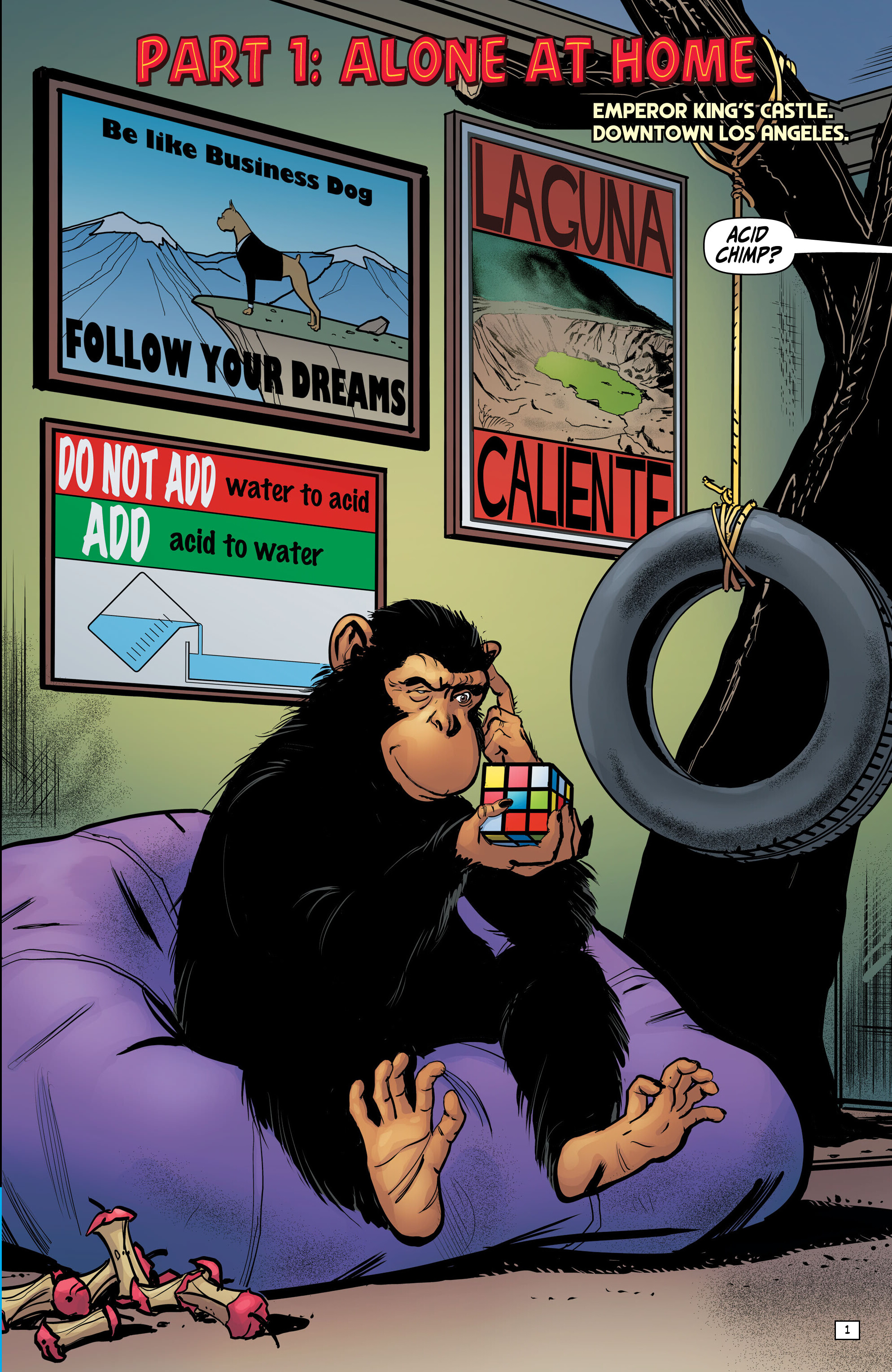 Acid Chimp vs Business Dog (2024-): Chapter 1 - Page 3