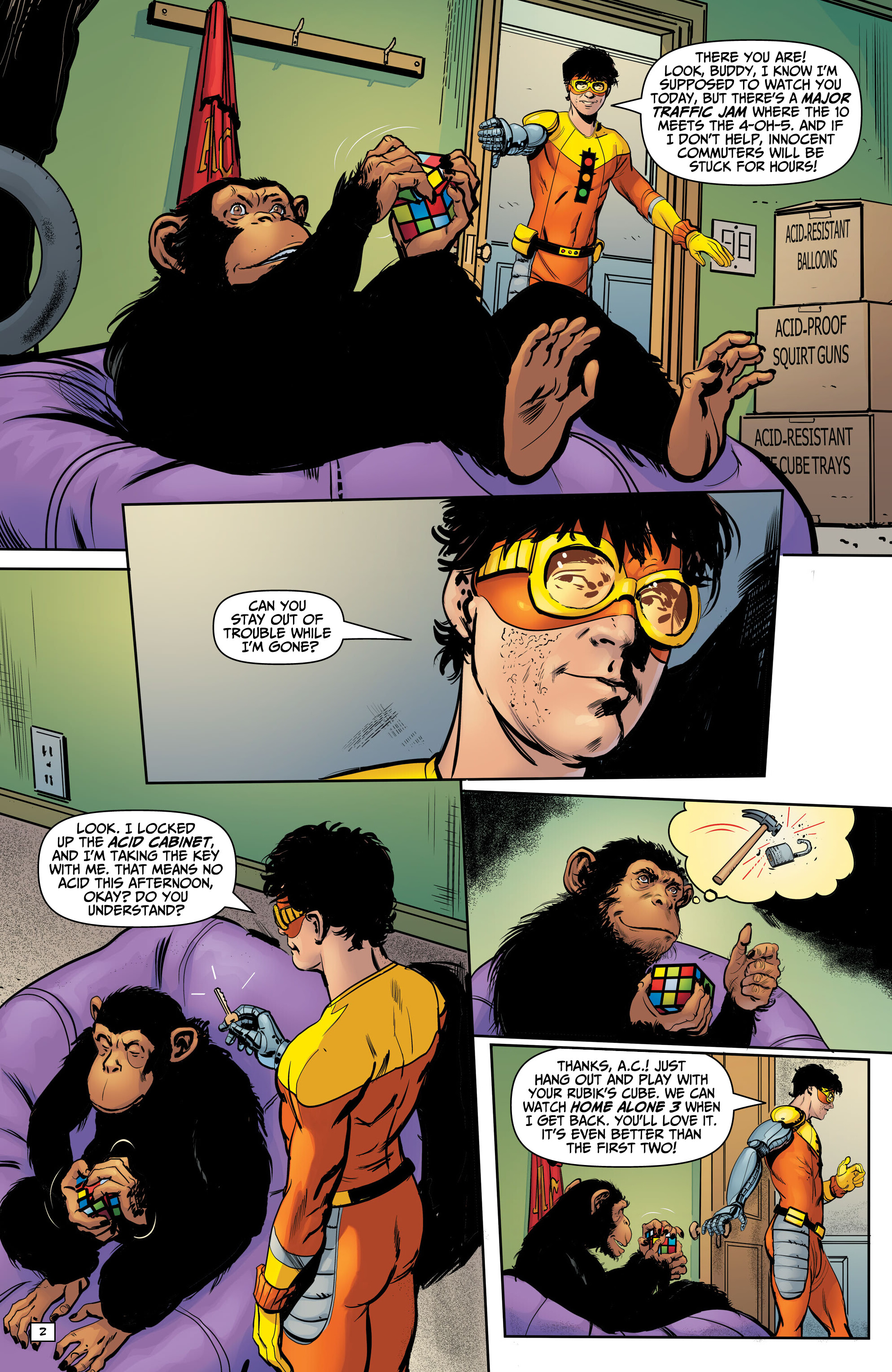 Acid Chimp vs Business Dog (2024-): Chapter 1 - Page 4