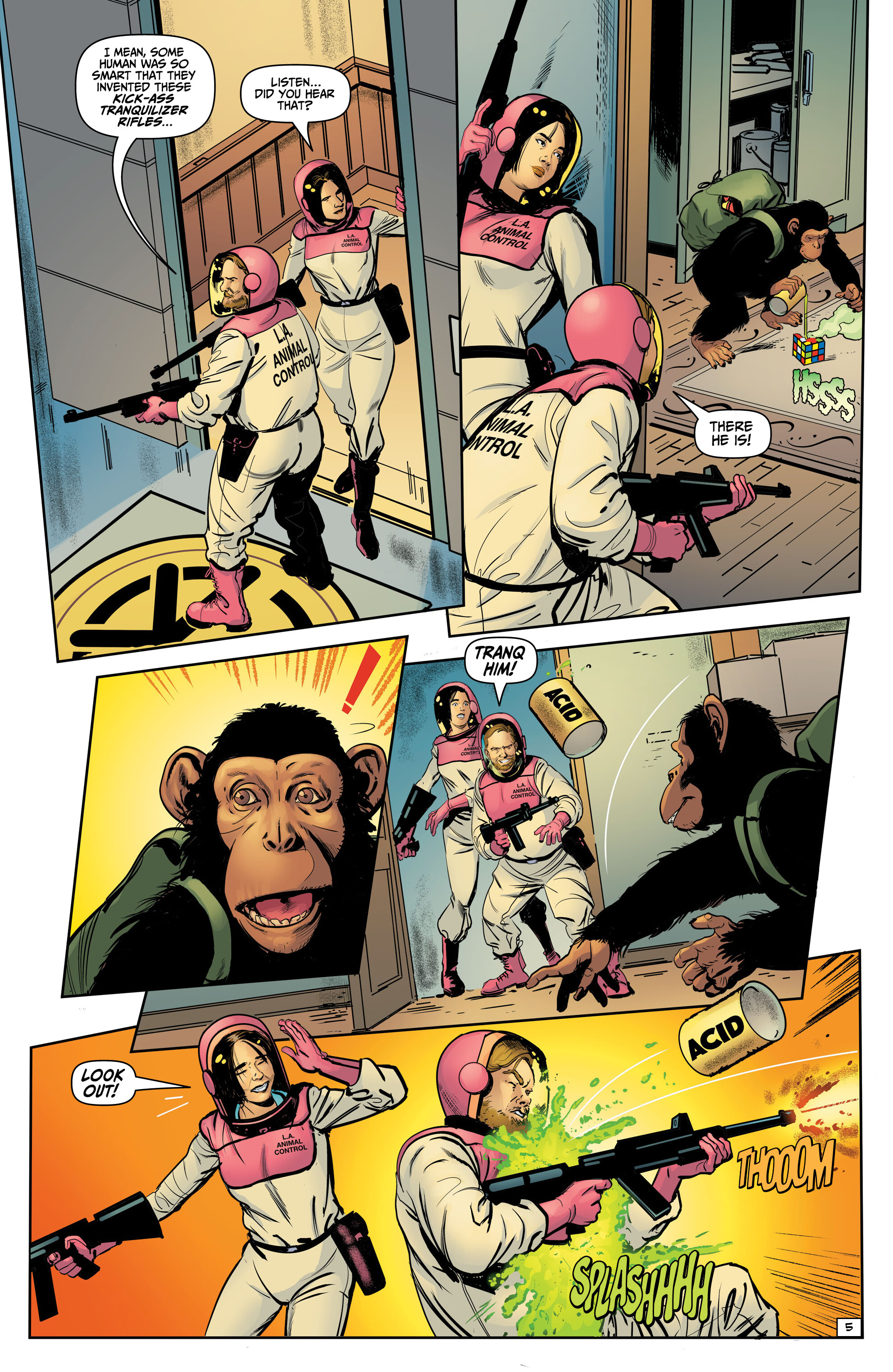 Acid Chimp vs Business Dog (2024-): Chapter 1 - Page 7