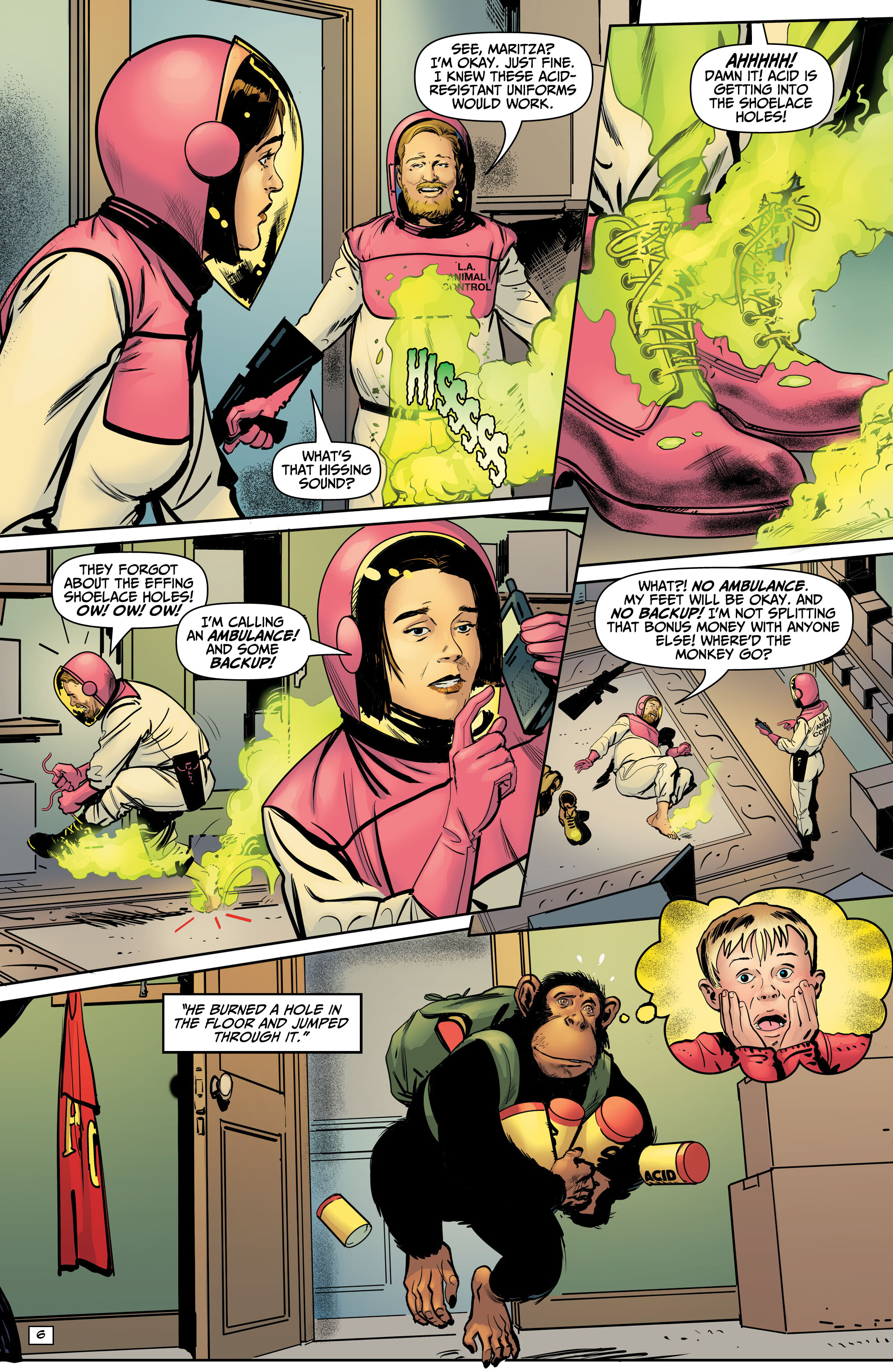 Acid Chimp vs Business Dog (2024-): Chapter 1 - Page 8
