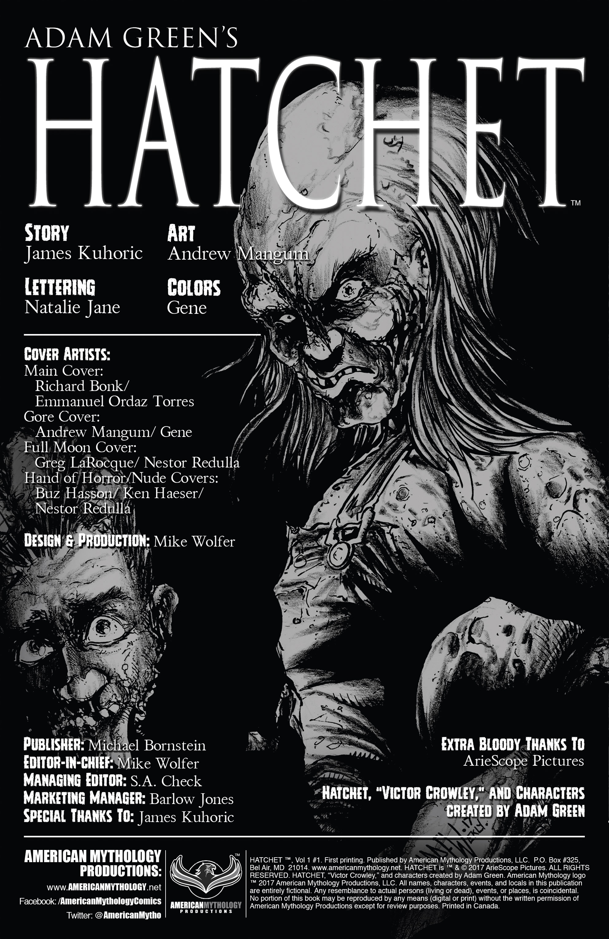 Adam Green's Hatchet (2017-): Chapter 1 - Page 2
