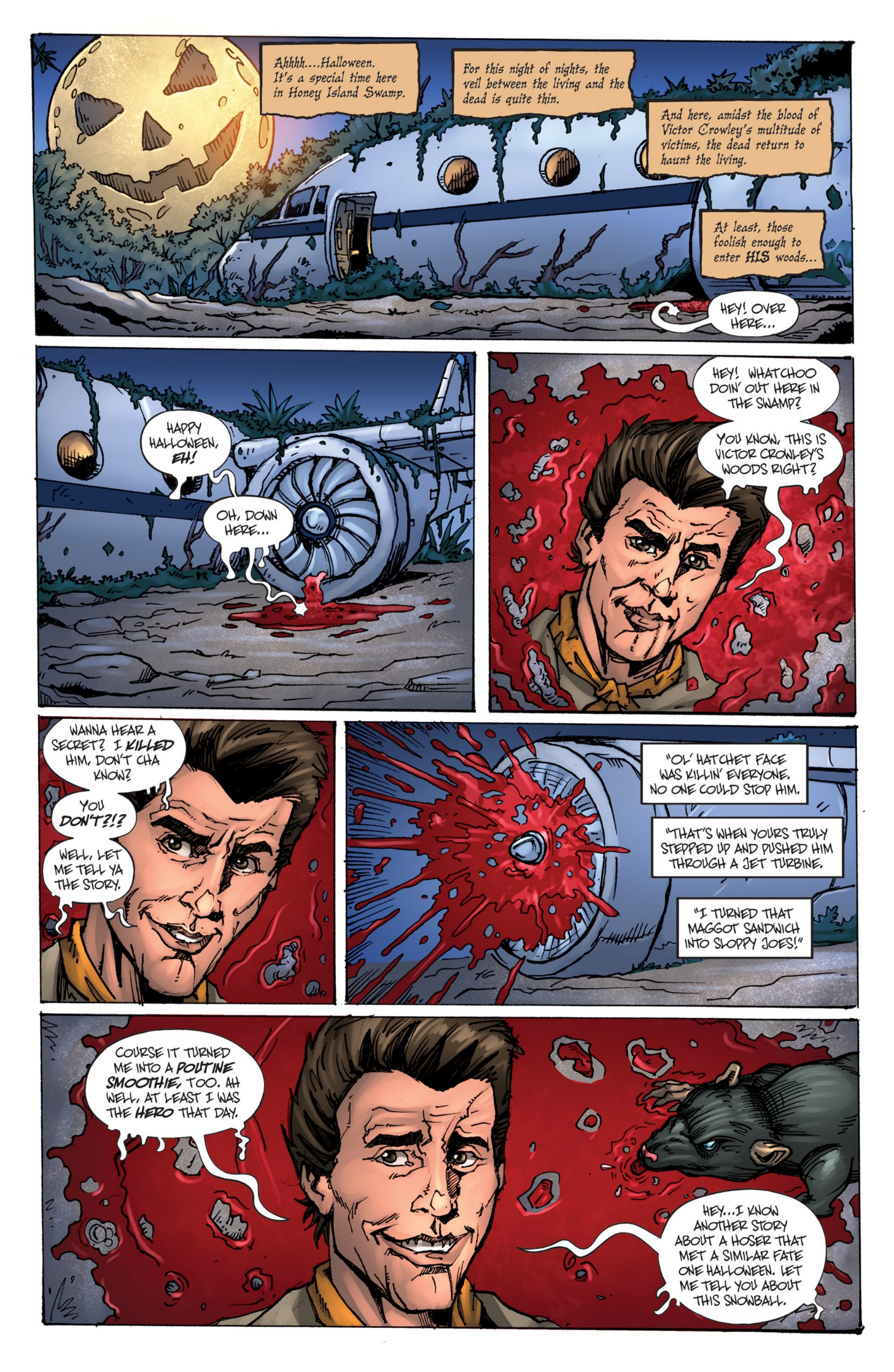 Adam Green's Hatchet Halloween Tales VI (2024-): Chapter 1 - Page 3