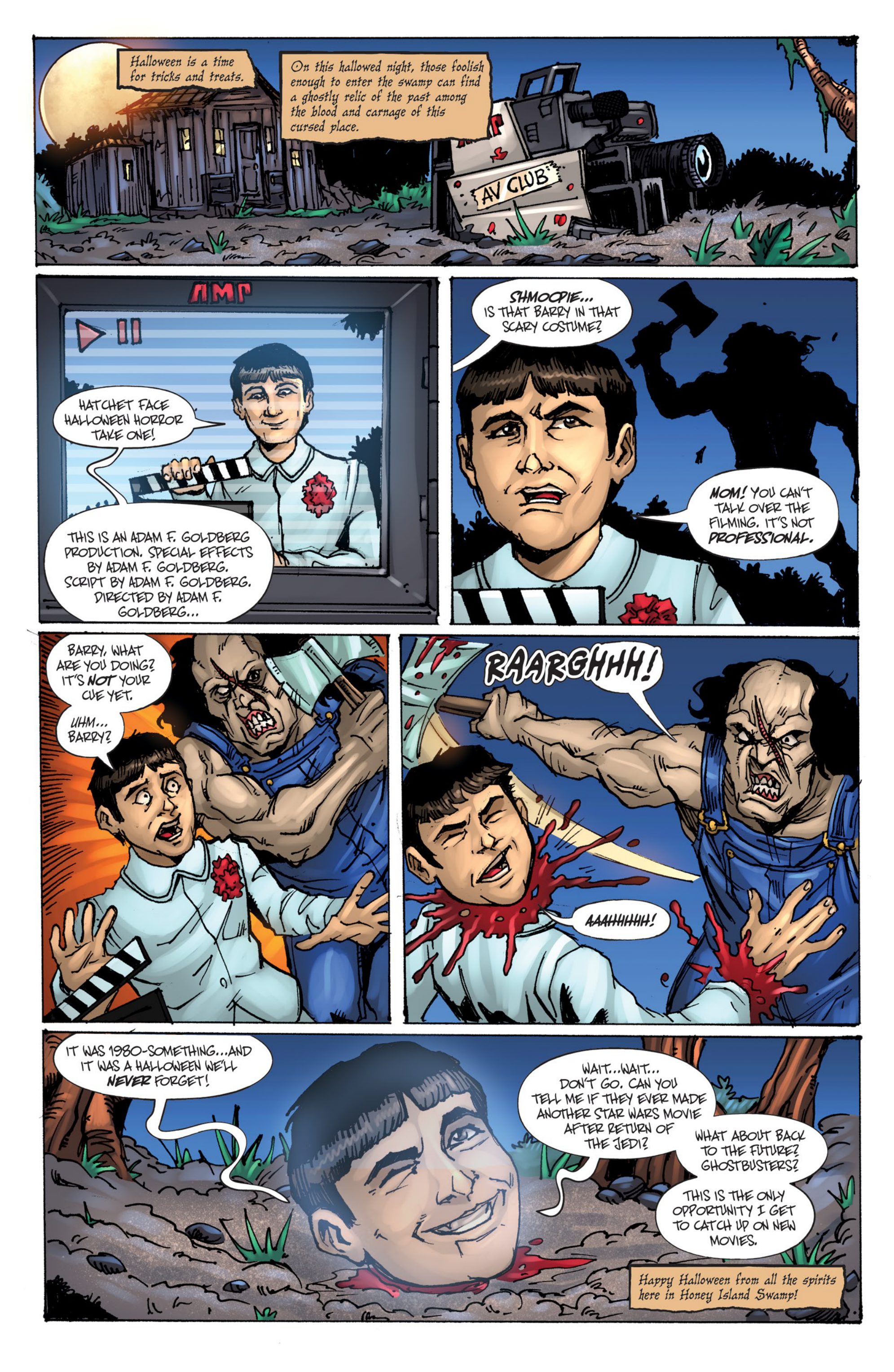 Adam Green's Hatchet Halloween Tales VI (2024-): Chapter 1 - Page 12