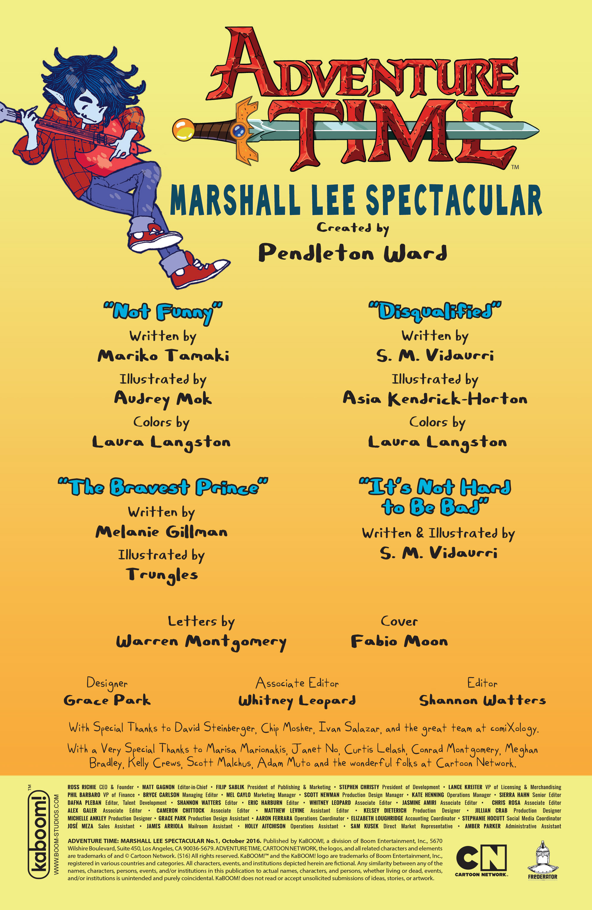 Adventure Time Marshall Lee Spectacular (2017): Chapter 1 - Page 2