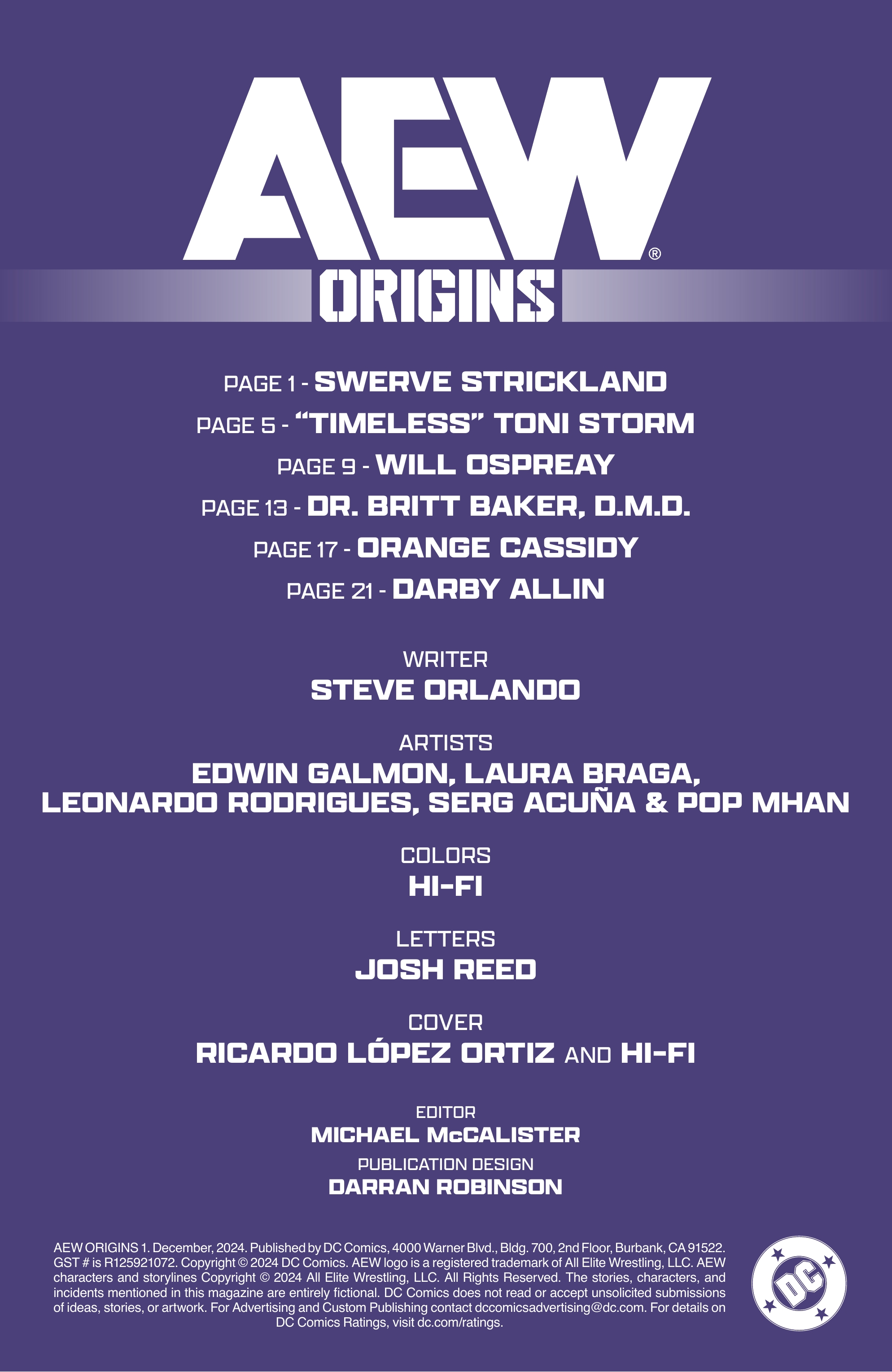 AEW Origins (2024-): Chapter 1 - Page 2