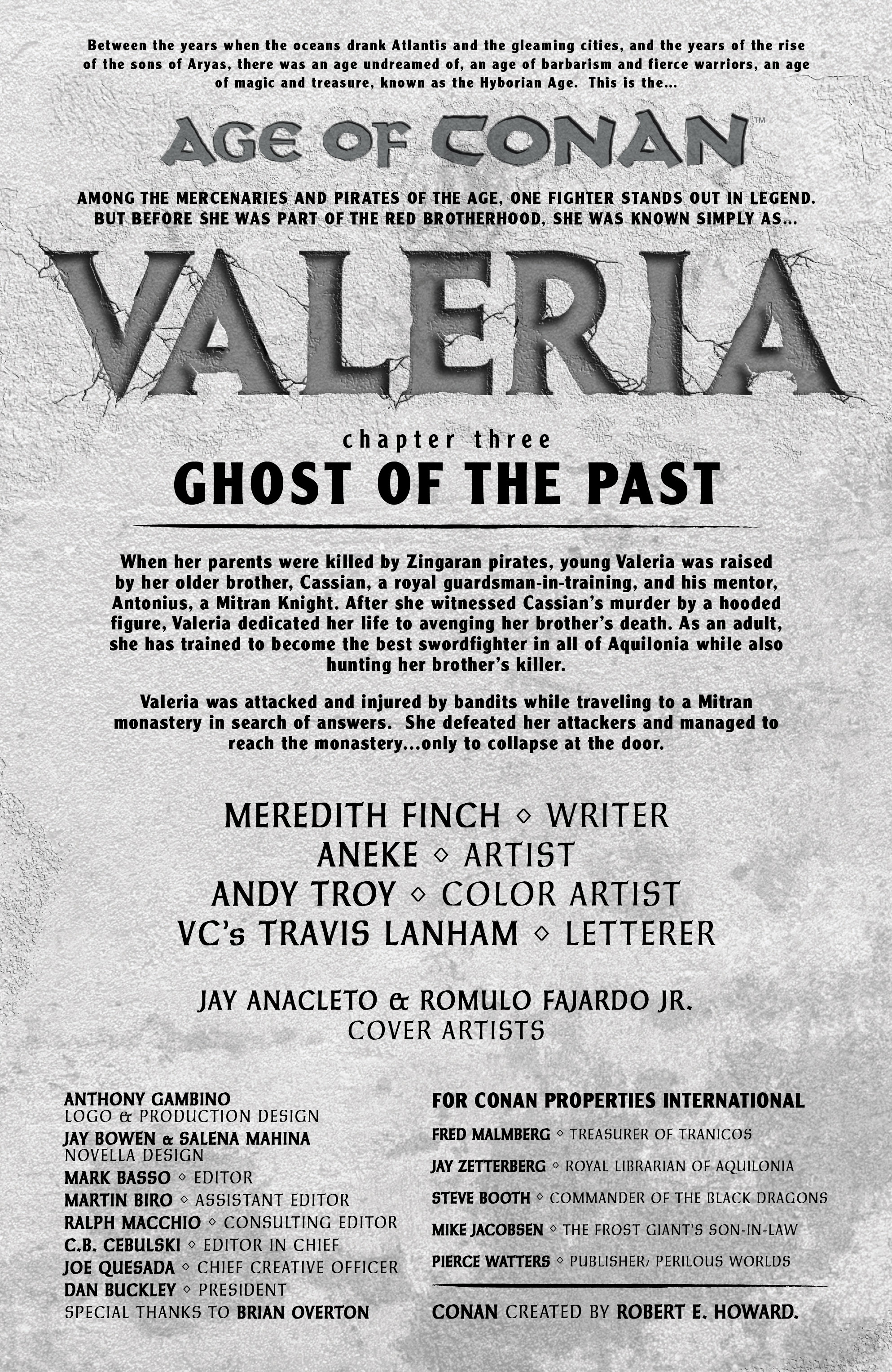 Age Of Conan: Valeria (2019): Chapter 3 - Page 2