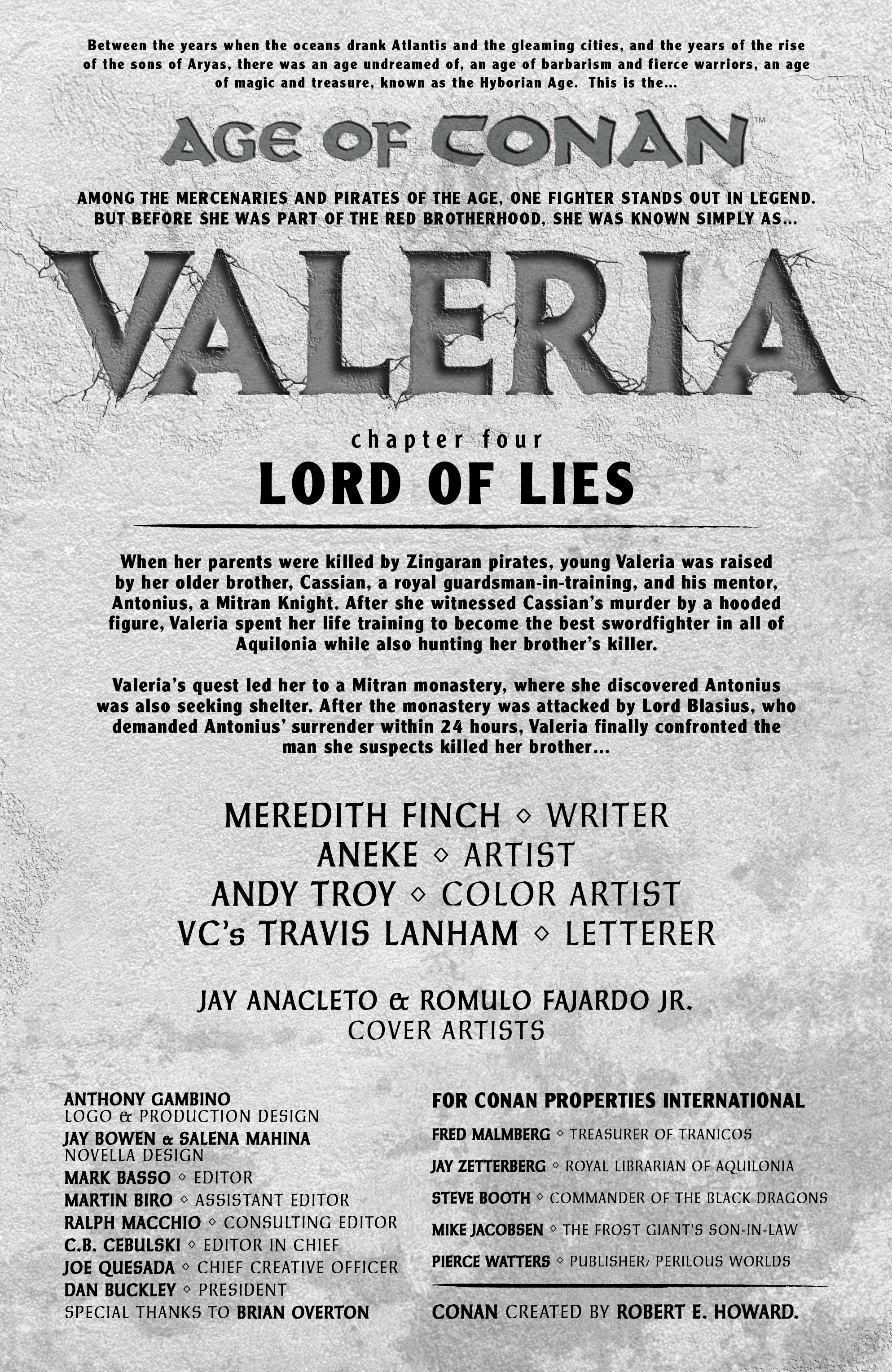 Age Of Conan: Valeria (2019): Chapter 4 - Page 2