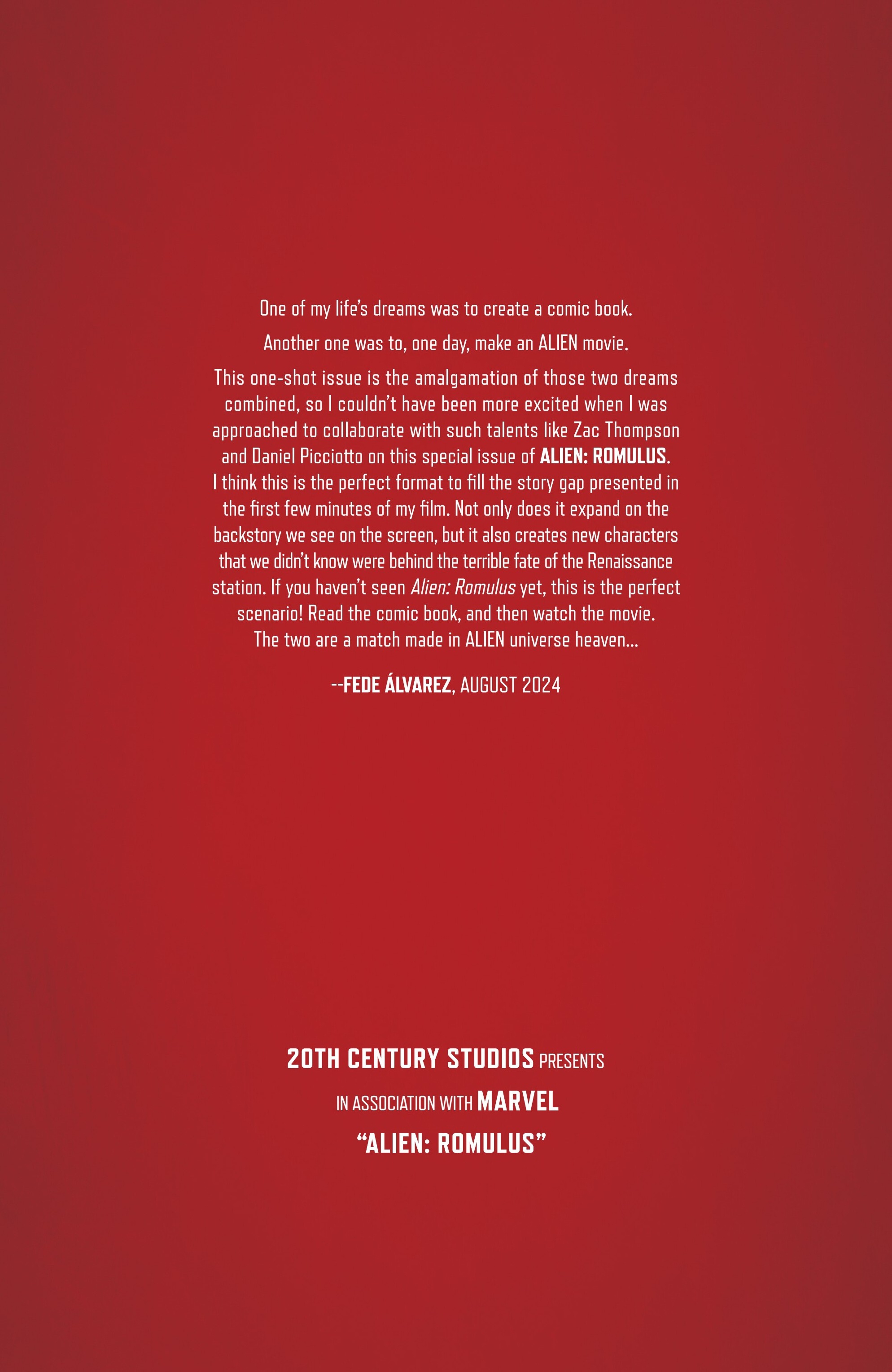 Alien: Romulus (2024-): Chapter 1 - Page 2