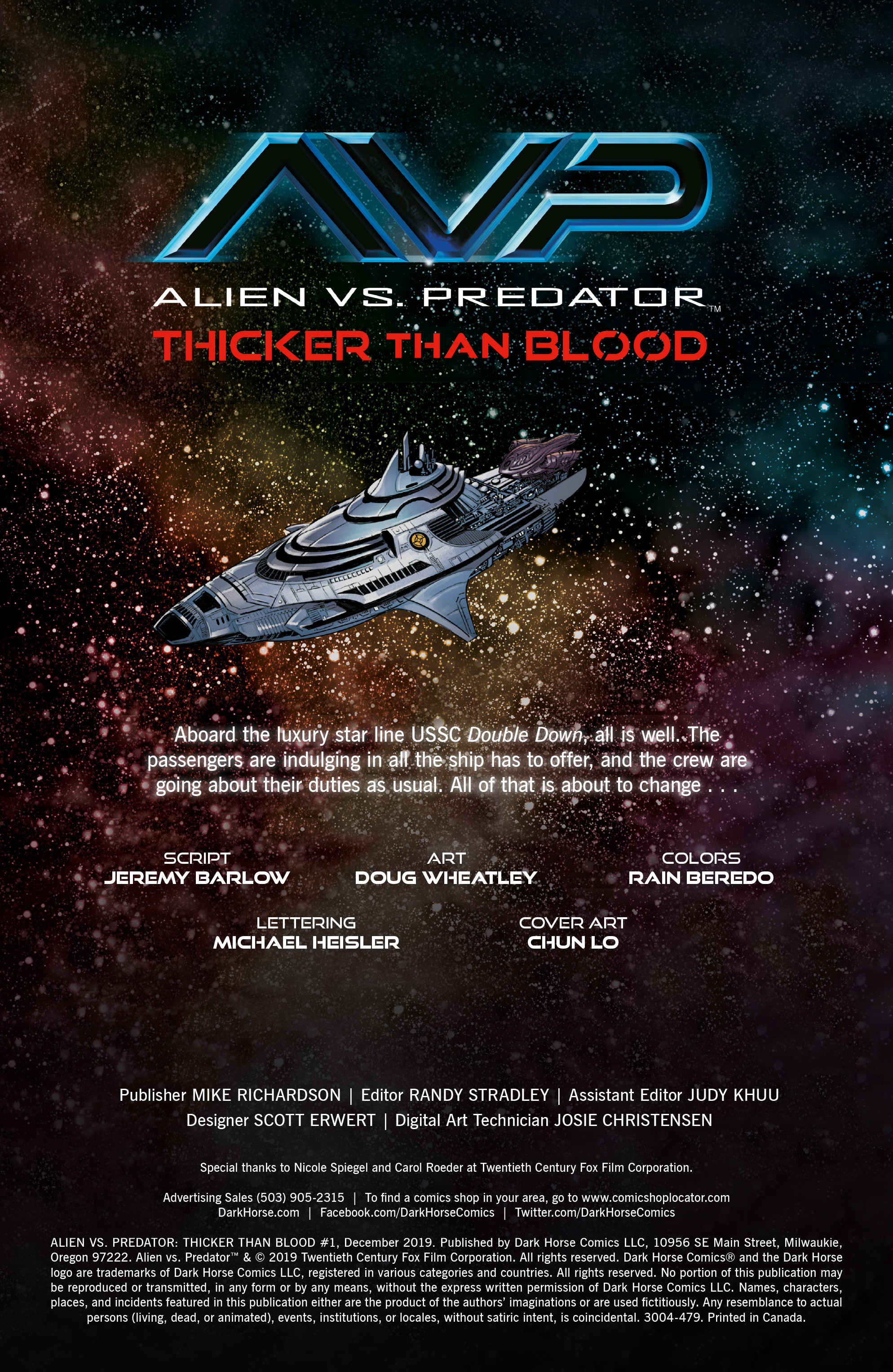 Alien vs. Predator: Thicker Than Blood (2019-): Chapter 1 - Page 2