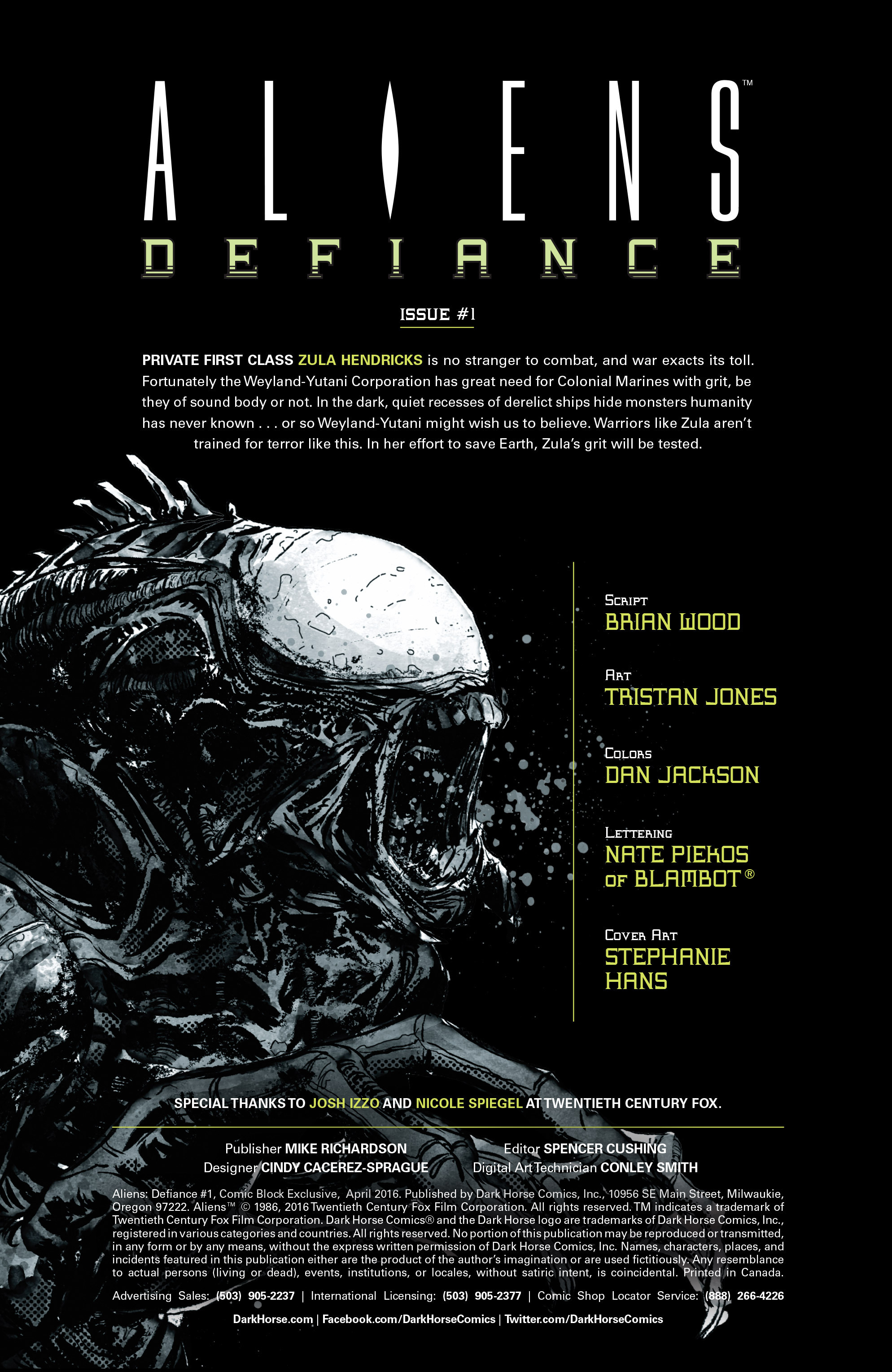 Aliens: Defiance (2016): Chapter 1 - Page 8