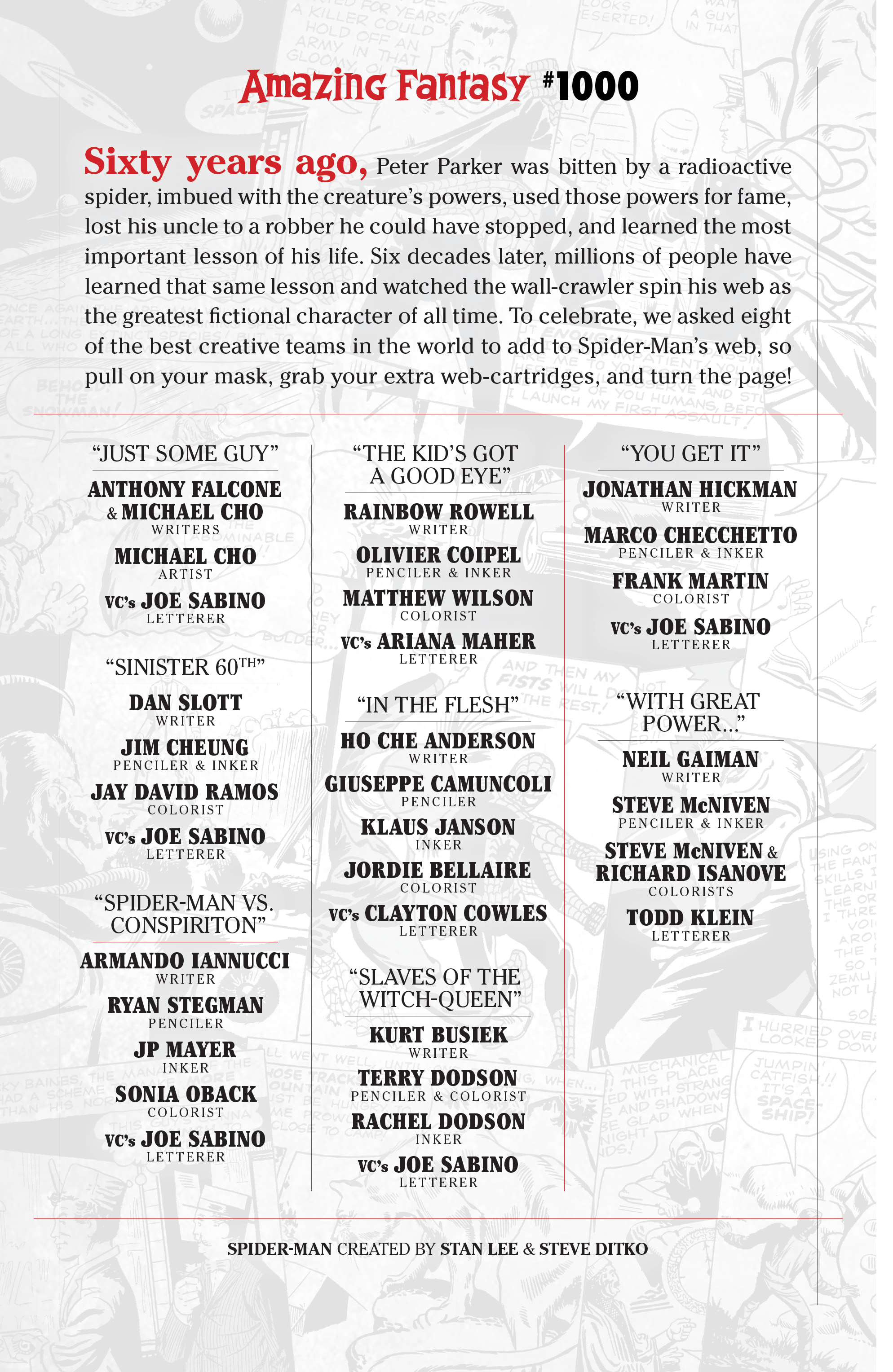 Amazing Fantasy (2021-): Chapter 1000 - Page 2