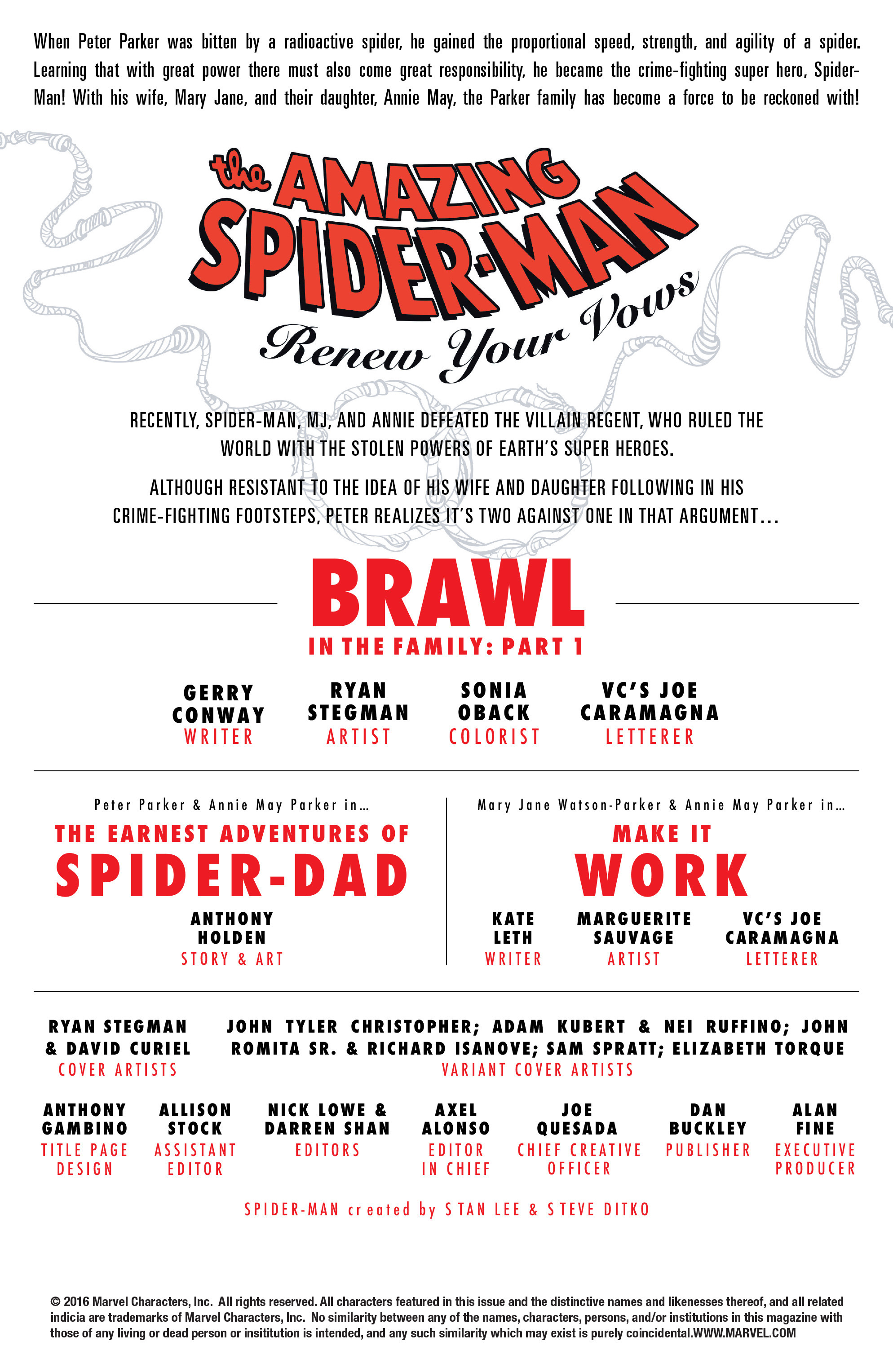 Amazing Spider-Man - Renew Your Vows: Chapter 1 - Page 2
