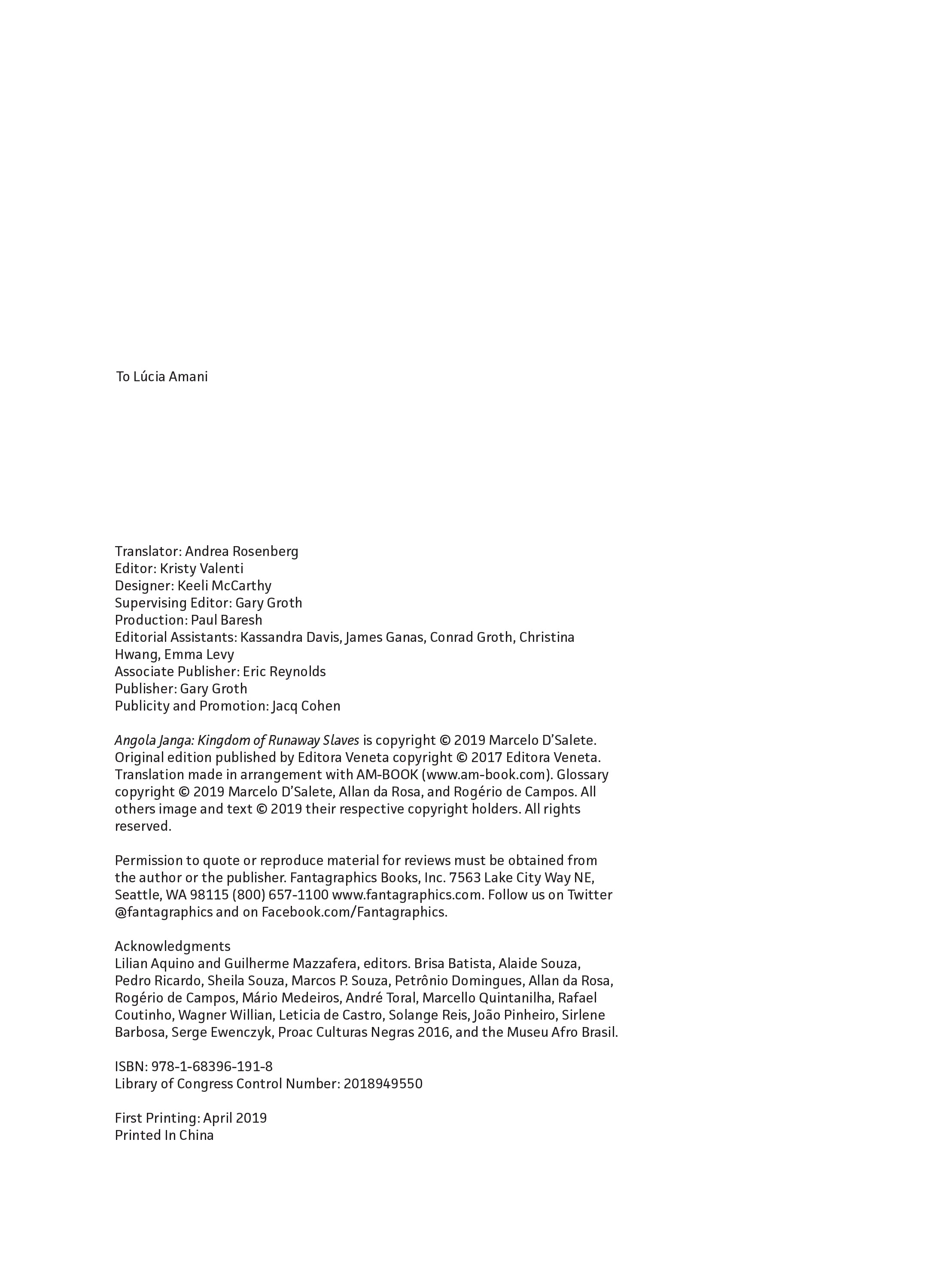 Angola Janga: Kingdom of Runaway Slaves (2019): Chapter 1 - Page 3