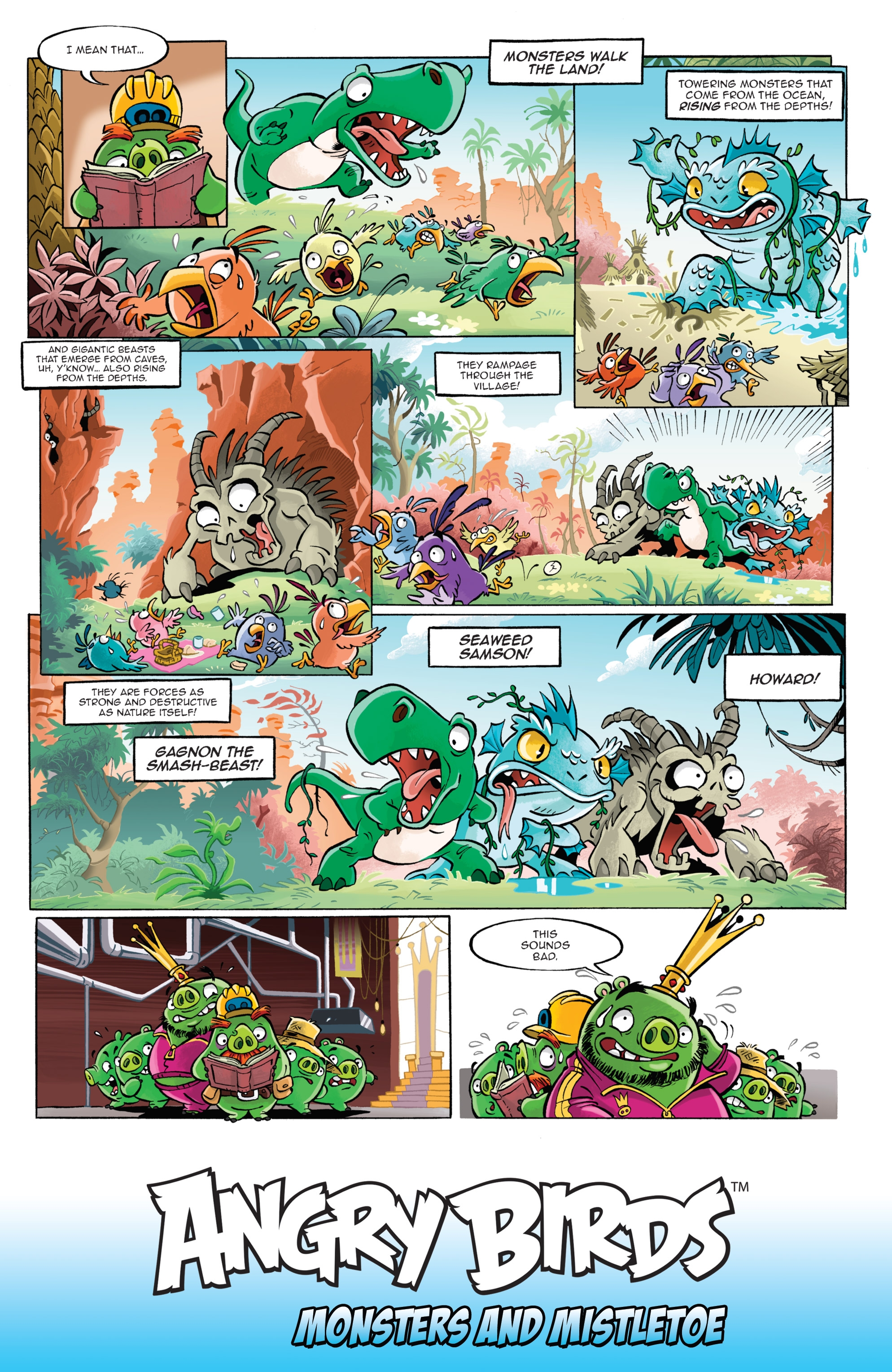 Angry Birds Comics Quarterly: Monsters & Mistletoe (2017): Chapter 1 - Page 9