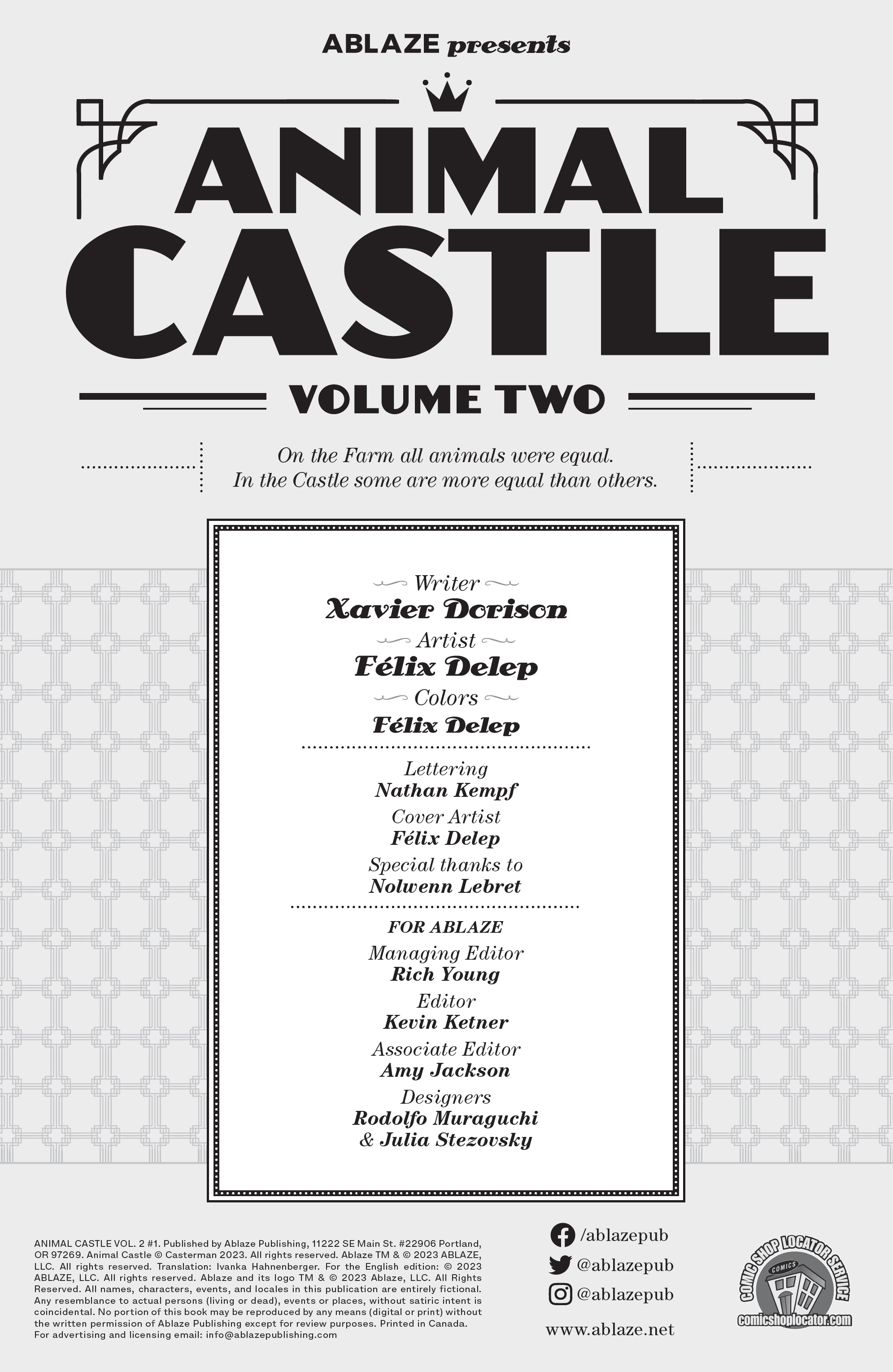 Animal Castle Vol. 2 (2023-): Chapter 1 - Page 2