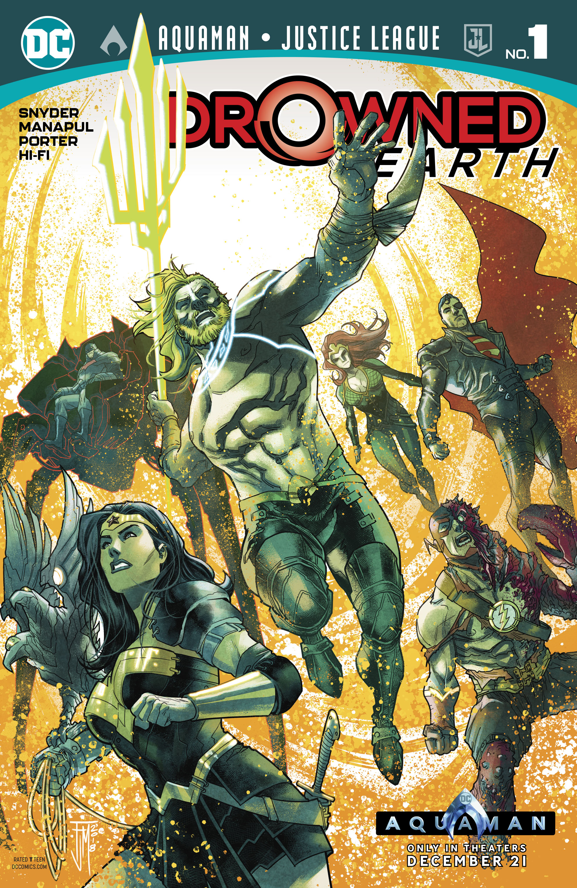 Aquaman/Justice League: Drowned Earth Special (2018-): Chapter 1 - Page 1