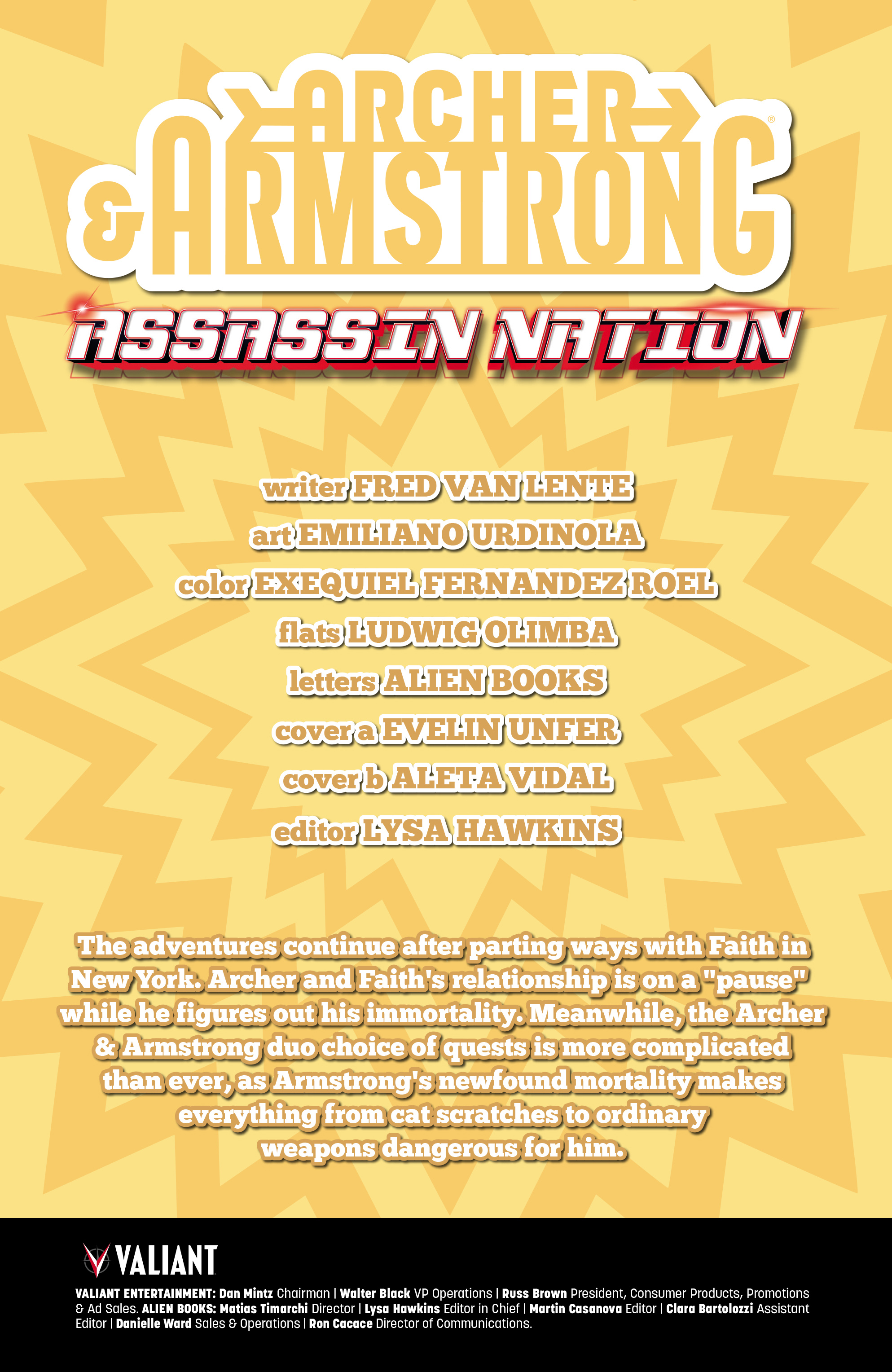 Archer and Armstrong: Assassin Nation (2024-): Chapter 1 - Page 2