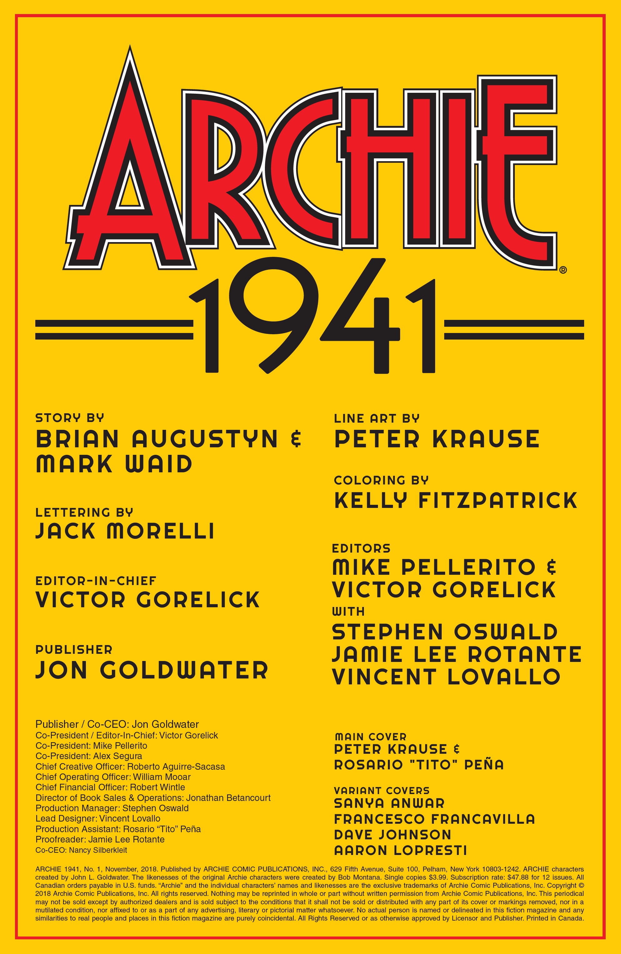 Archie: 1941 (2018-): Chapter 1 - Page 2