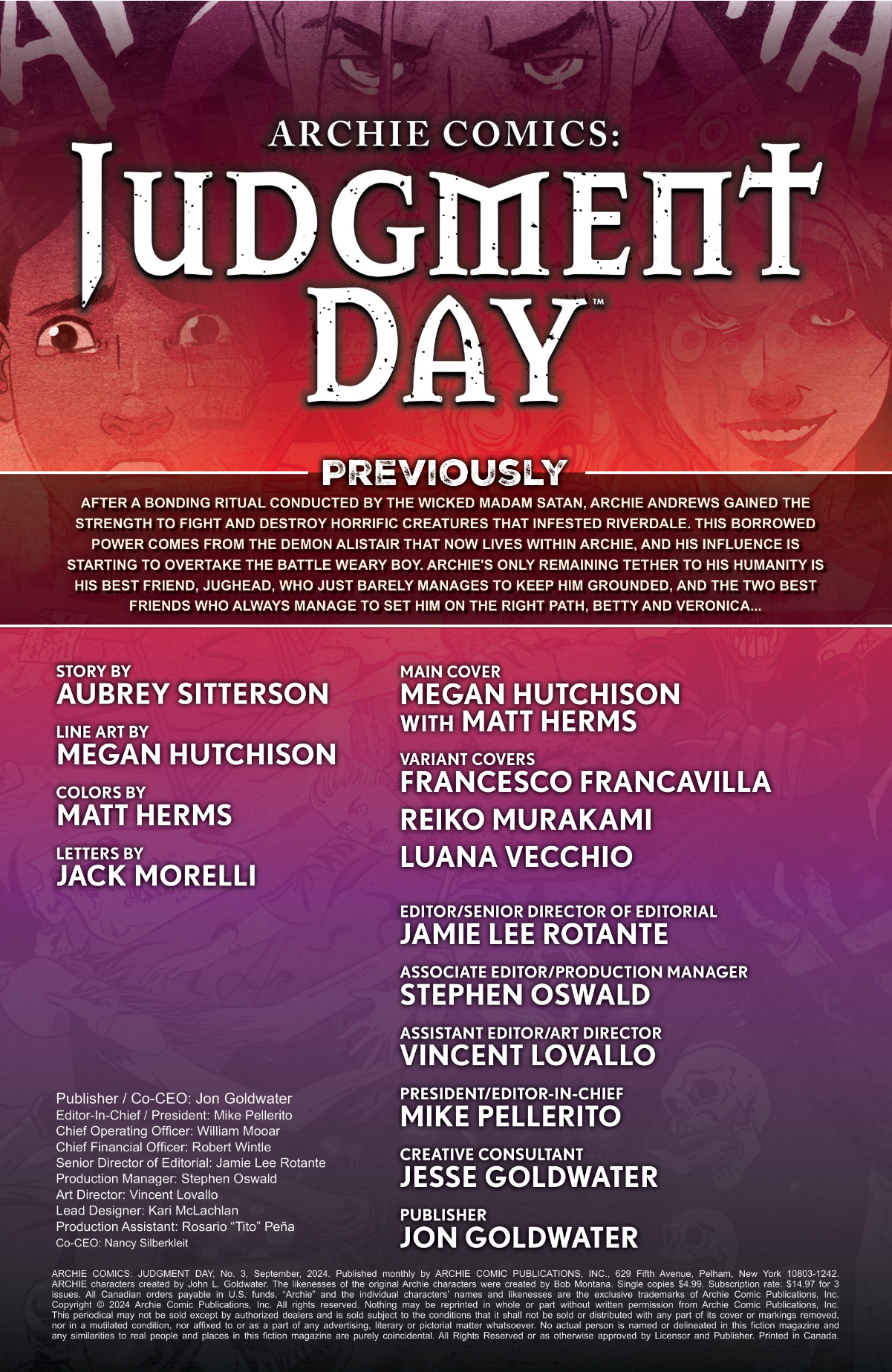 Archie Comics: Judgment Day (2024-): Chapter 3 - Page 2