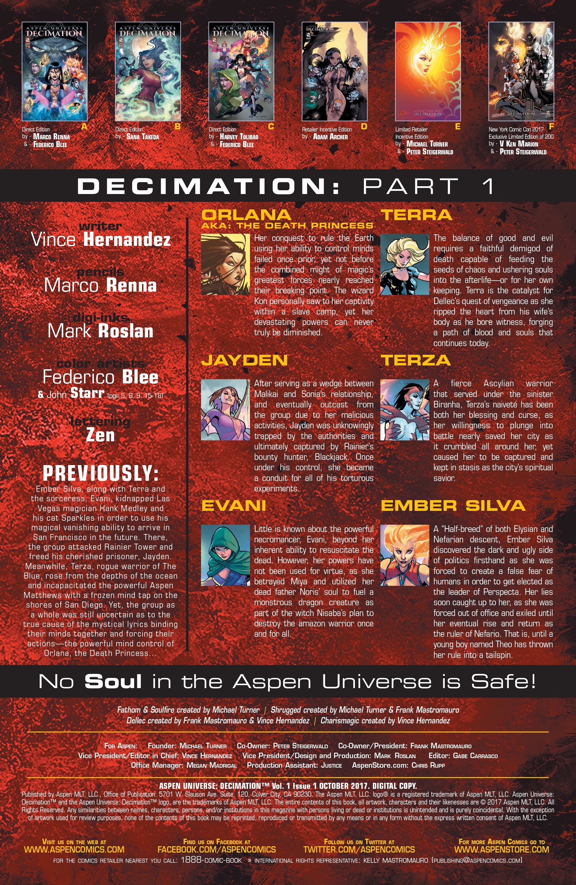 Aspen Universe: Decimation (2017): Chapter 1 - Page 4