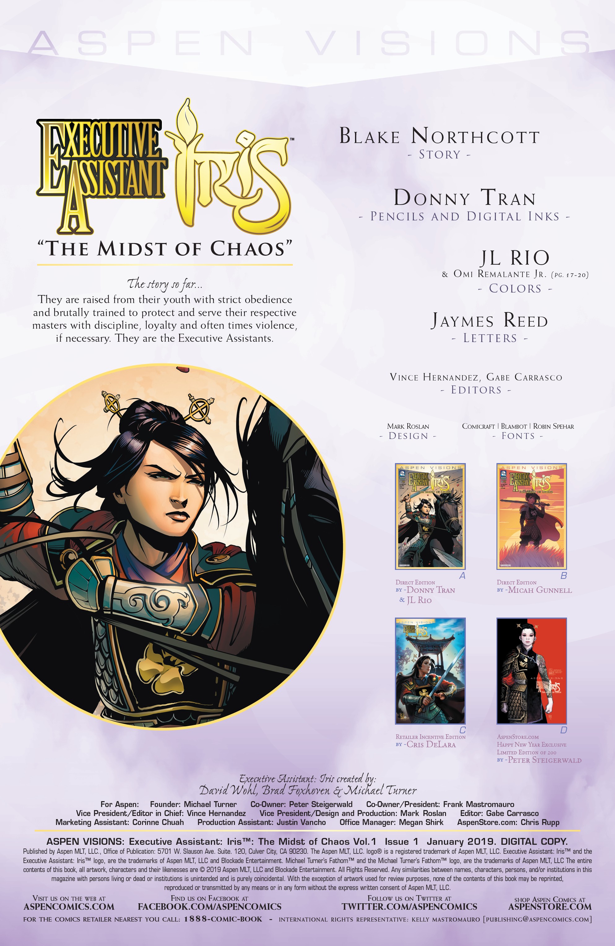 ASPEN VISIONS: Executive Assistant: Iris Vol. 1 (2019-): Chapter 1 - Page 3