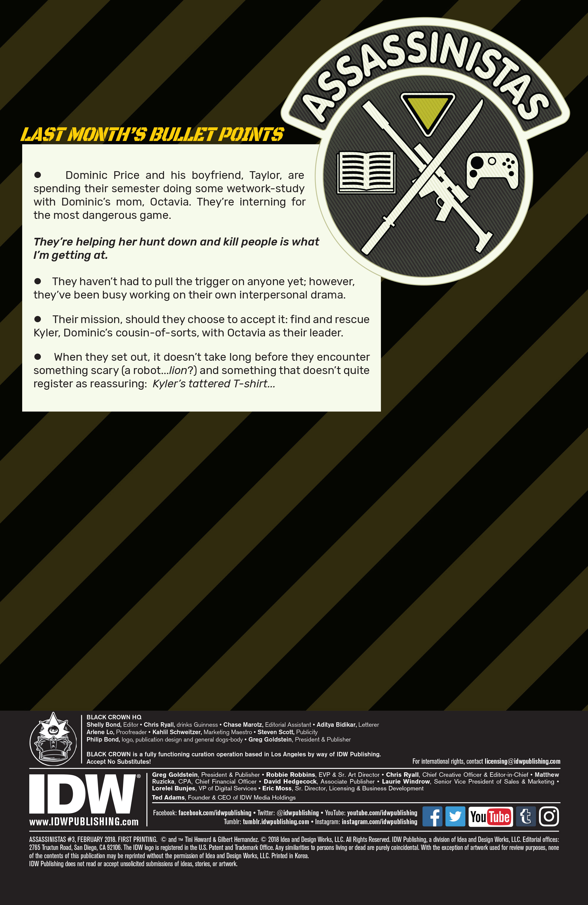 Assassinistas (2017): Chapter 3 - Page 2