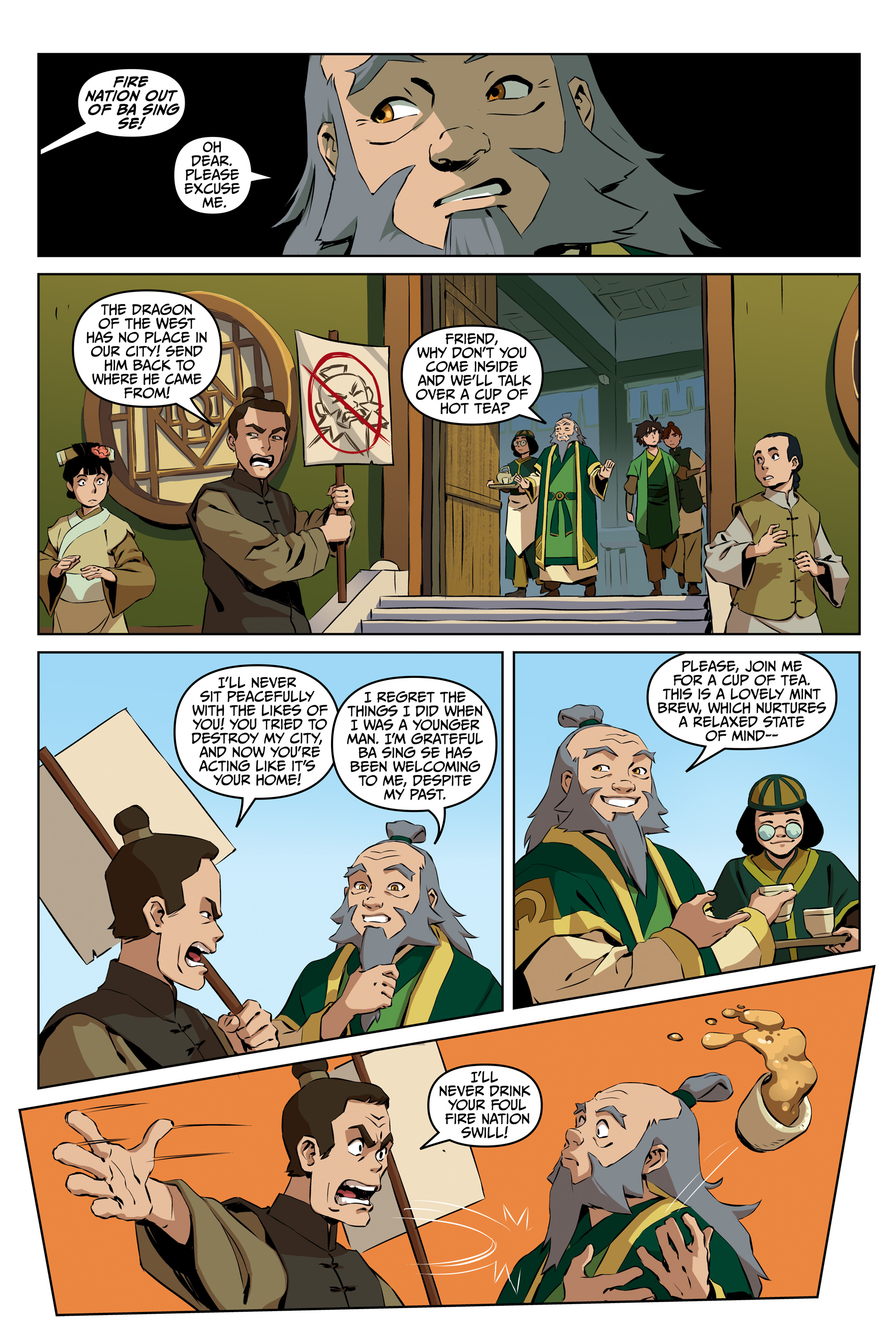 Avatar: The Last Airbender - The Bounty Hunter and the Tea Brewer (2024): Chapter 1 - Page 8