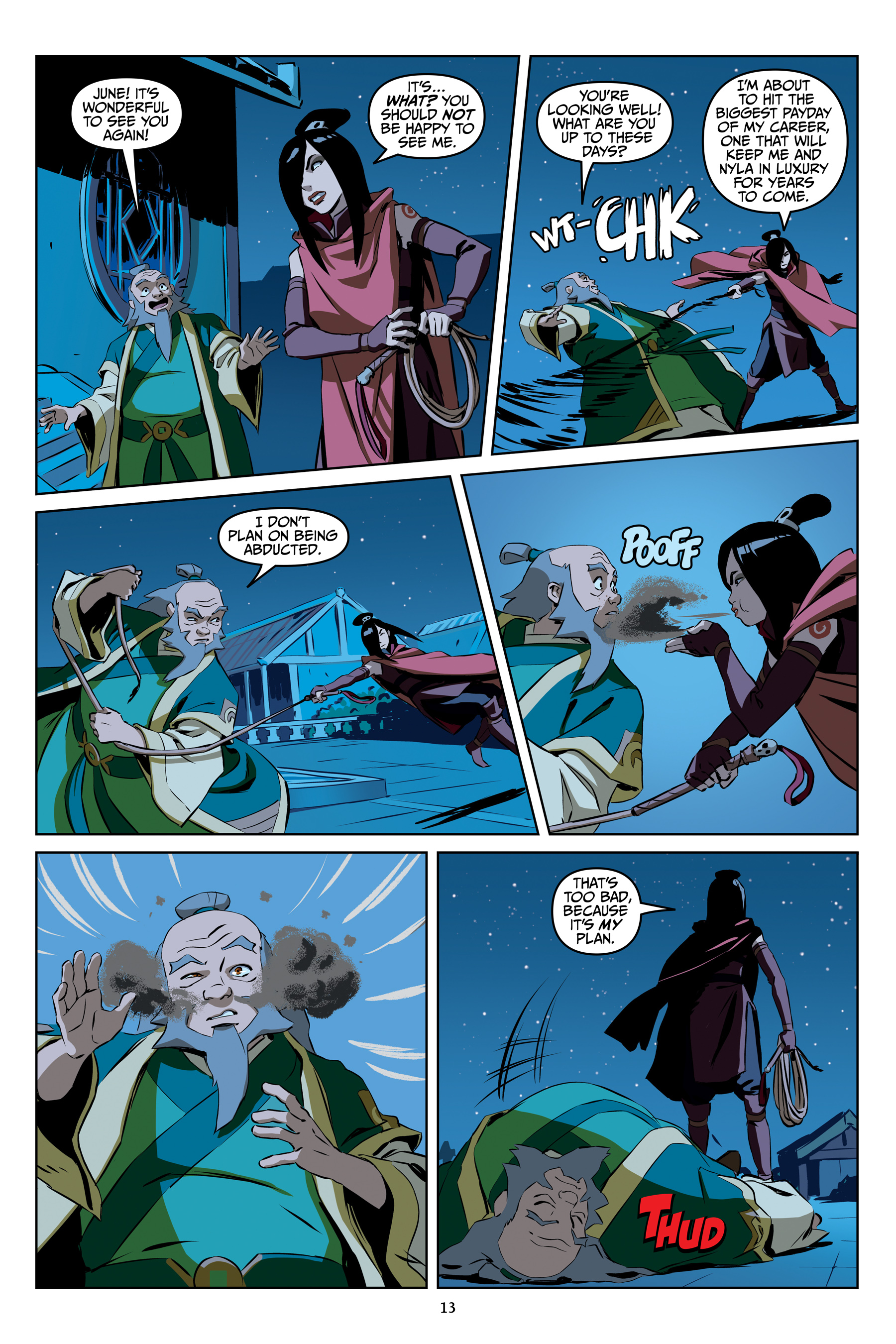 Avatar: The Last Airbender - The Bounty Hunter and the Tea Brewer (2024): Chapter 1 - Page 12