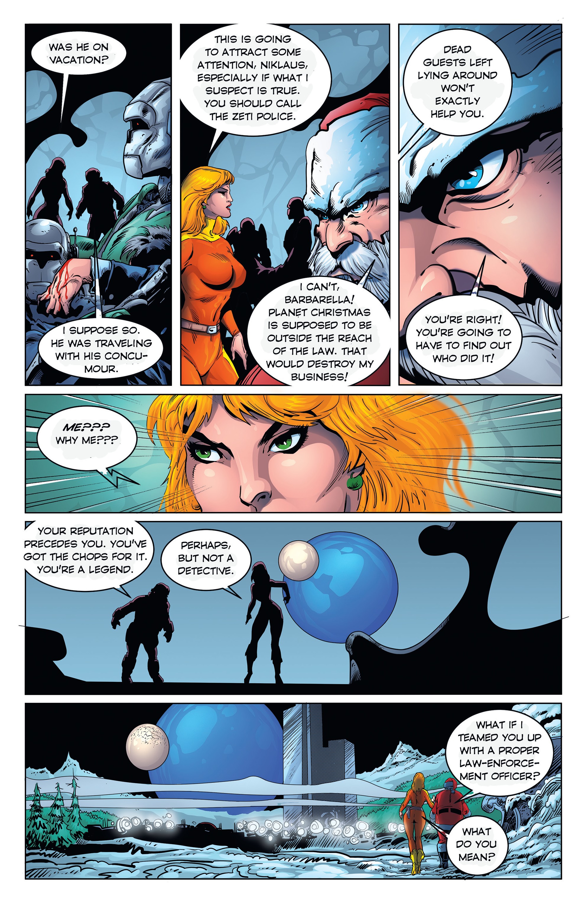 Barbarella Holiday Special (2018): Chapter 1 - Page 8