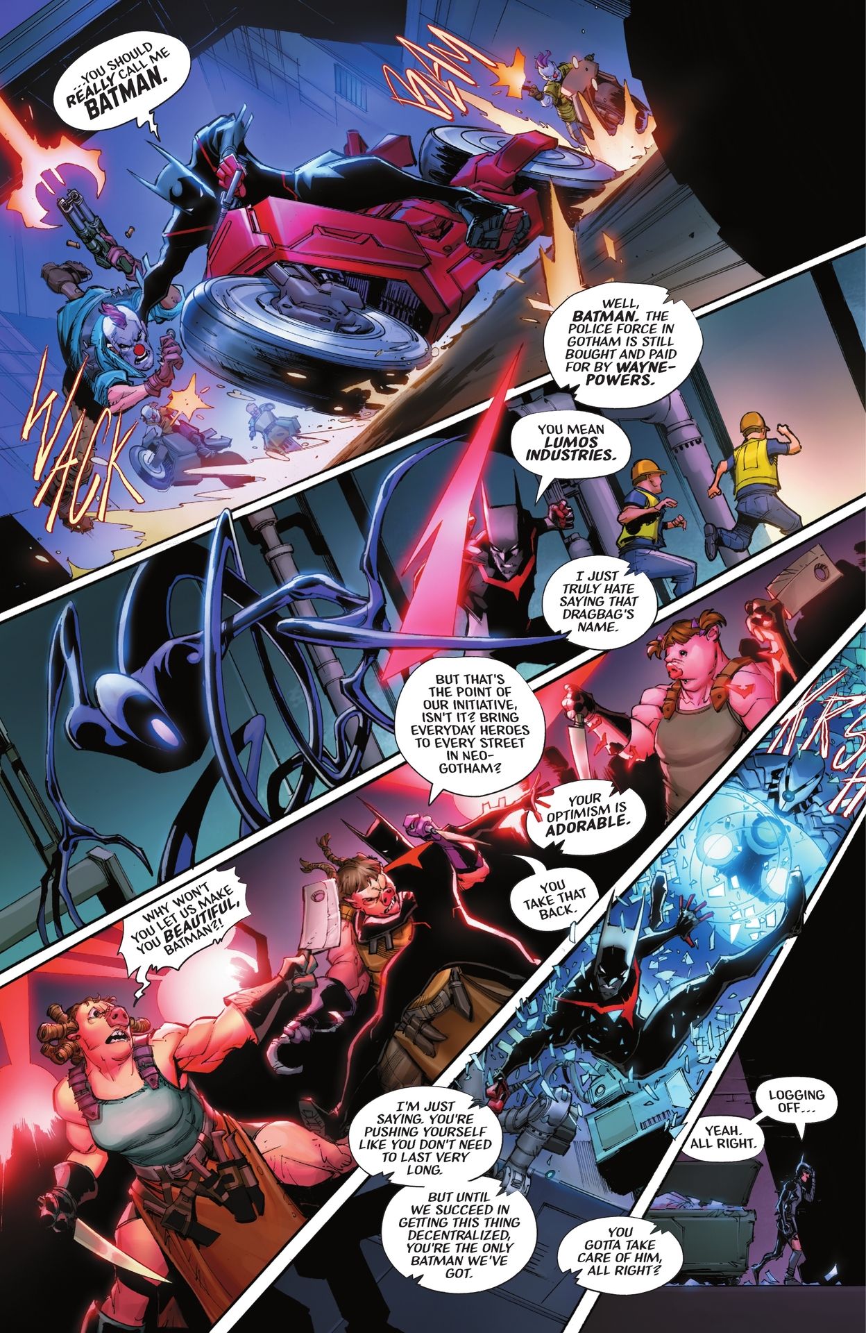 Batman Beyond: Neo-Gothic (2023-): Chapter 1 - Page 8