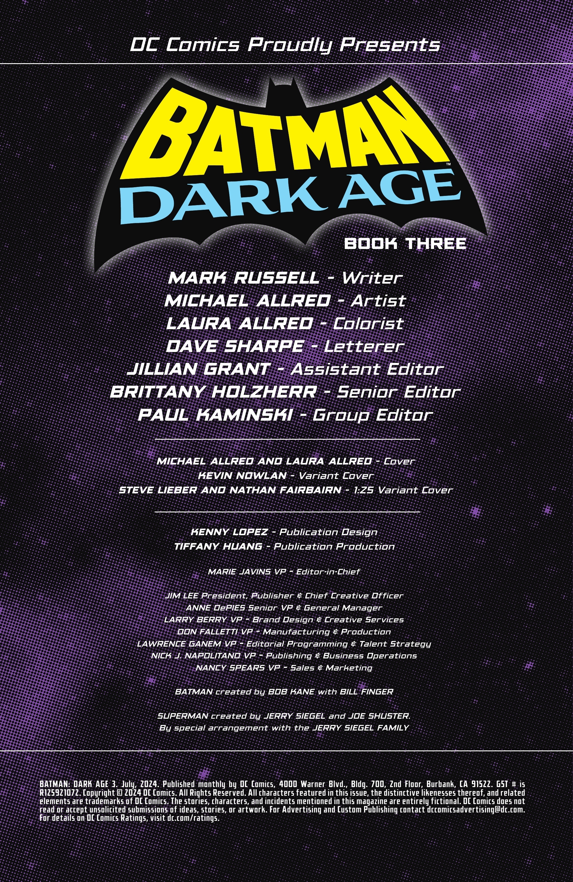 Batman: Dark Age (2024-): Chapter 3 - Page 2