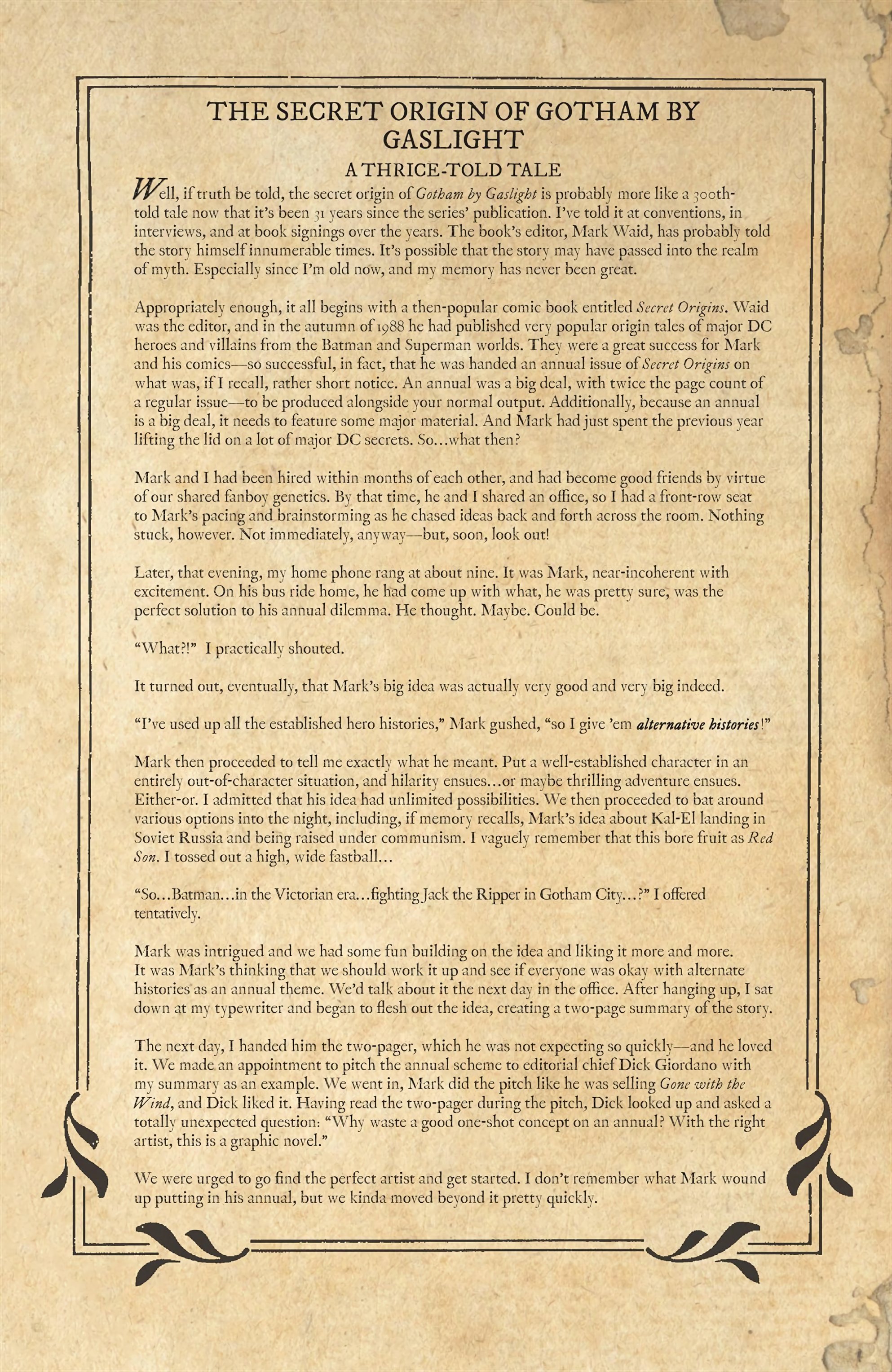 Batman: Gotham by Gaslight (2023 Edition): Chapter TP - Page 7
