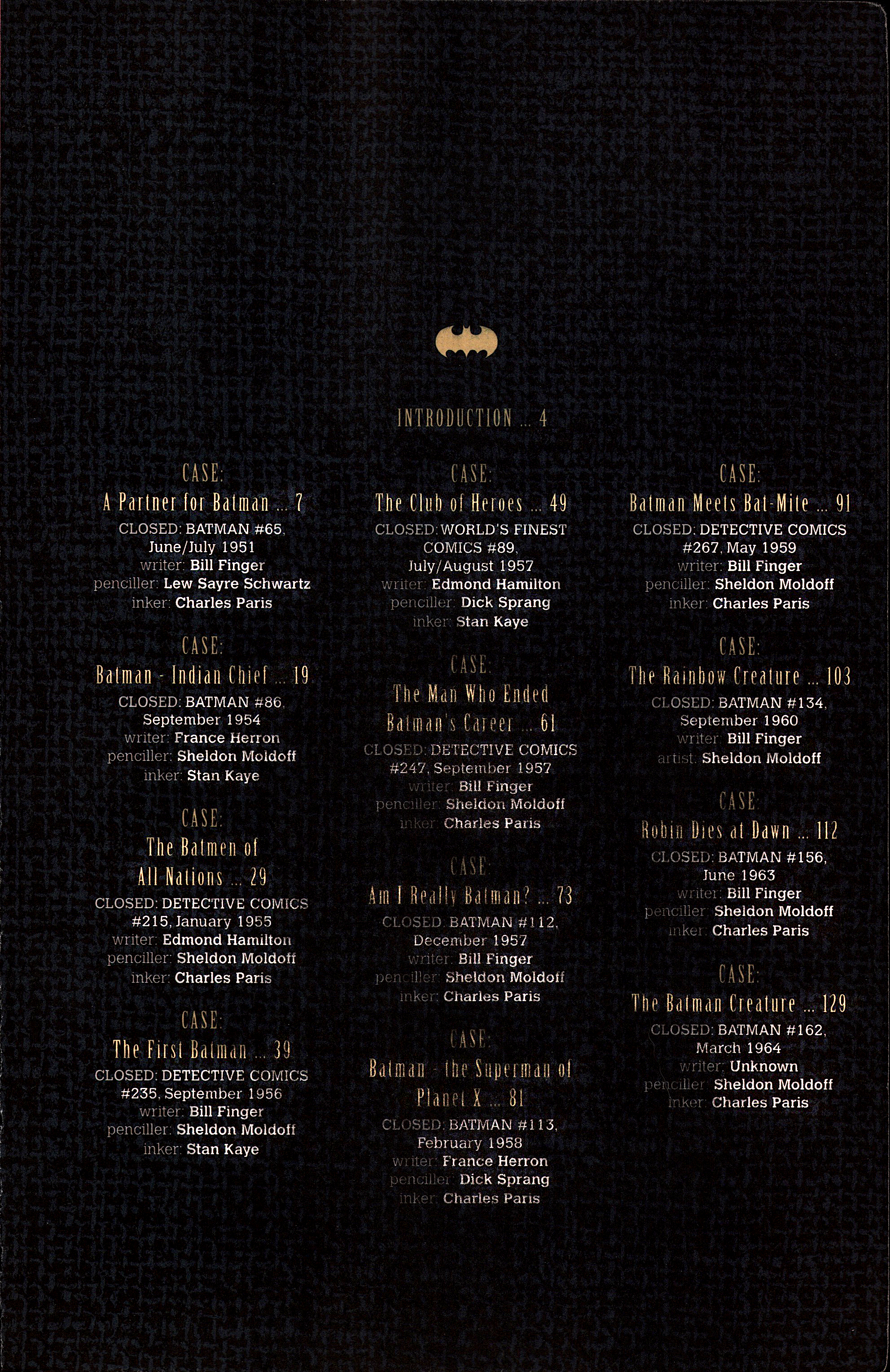 Batman: The Black Casebook (TPB) (2023): Chapter TP - Page 4