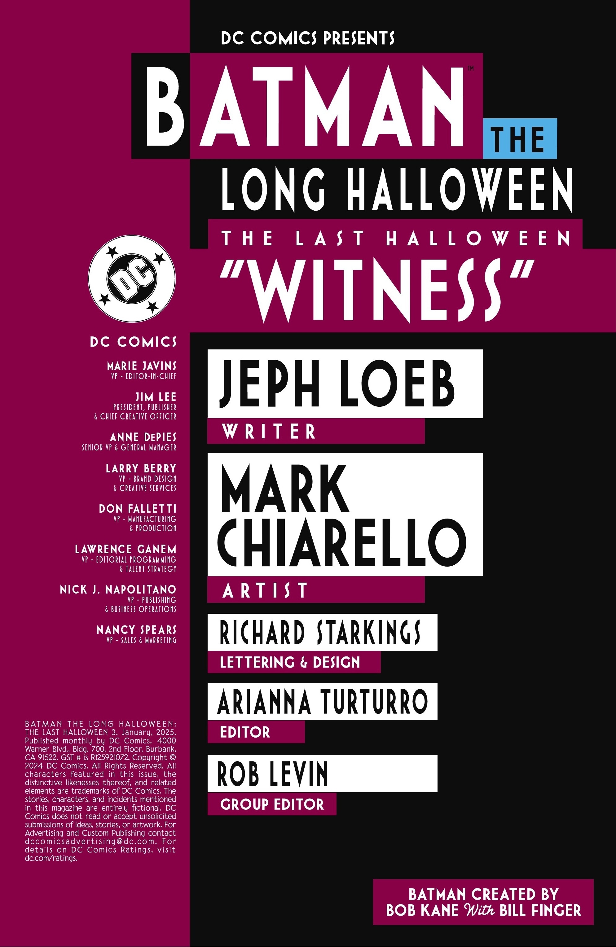 Batman: The Long Halloween - The Last Halloween (2024-): Chapter 3 - Page 2
