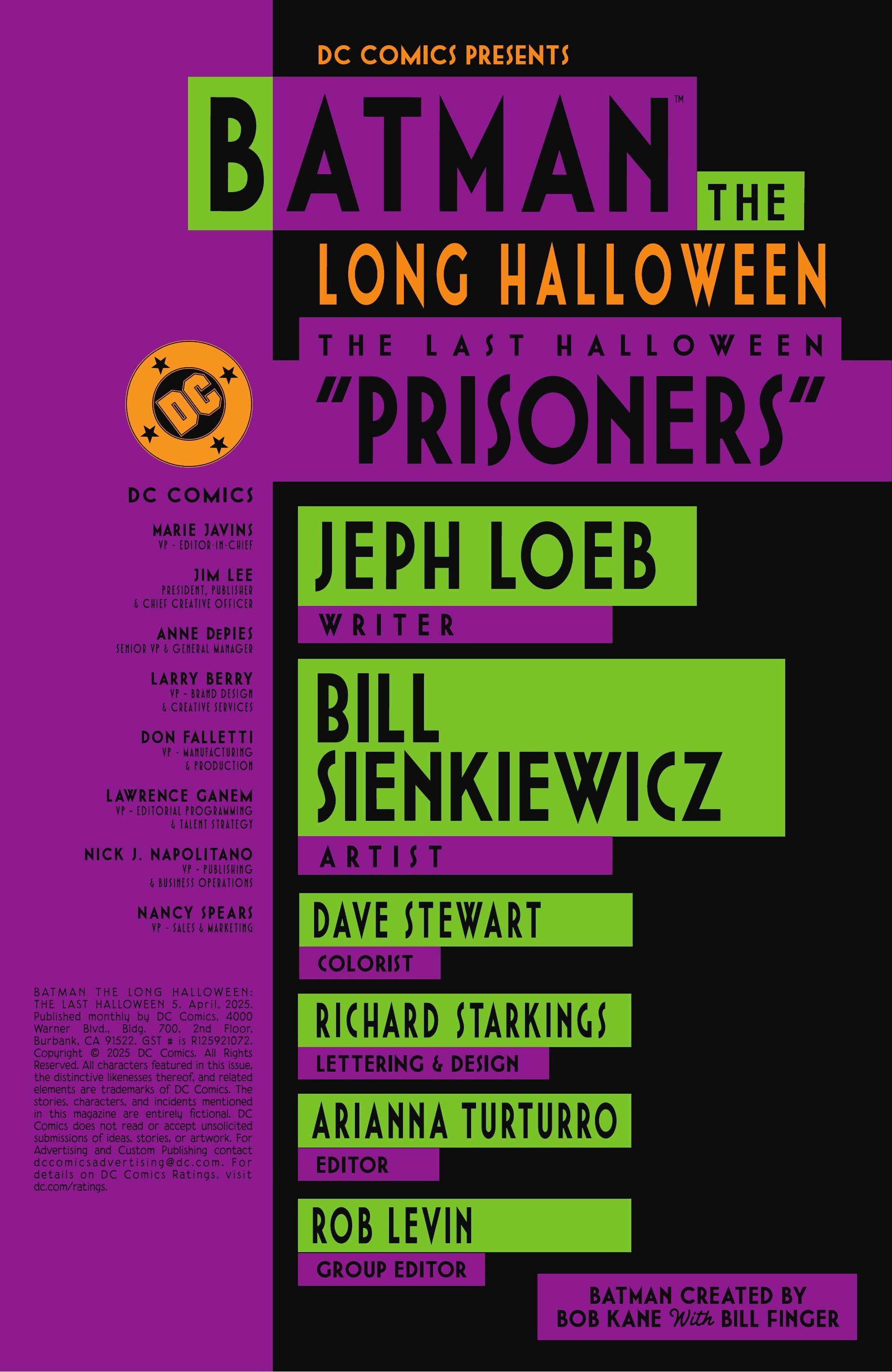 Batman: The Long Halloween - The Last Halloween (2024-): Chapter 5 - Page 2