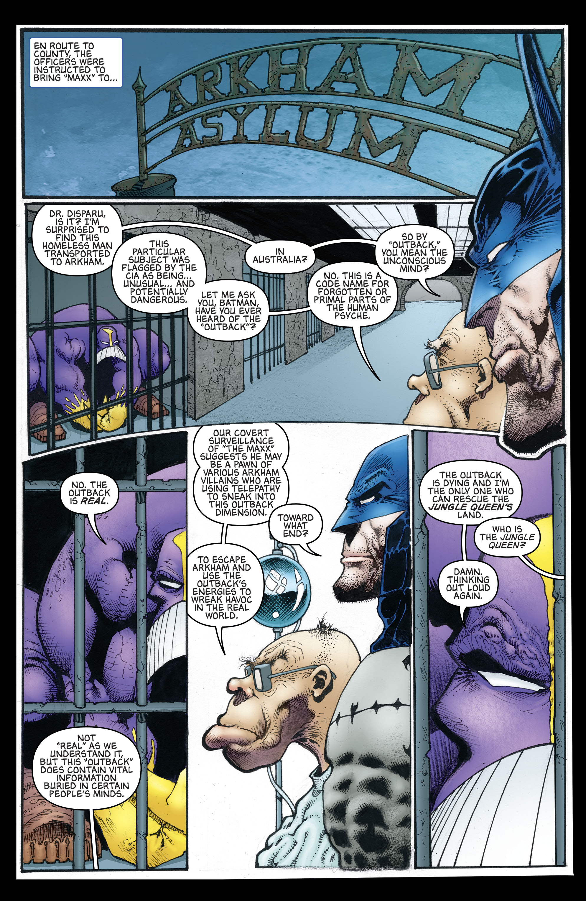 Batman/The Maxx: Arkham Dreams - The Lost Year Compendium (2020-): Chapter 1 - Page 6
