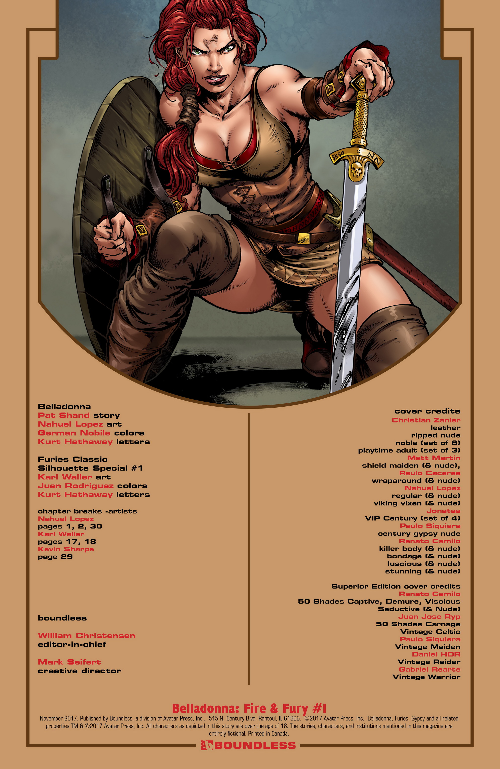 Belladonna Fire Fury (2017): Chapter 1 - Page 2