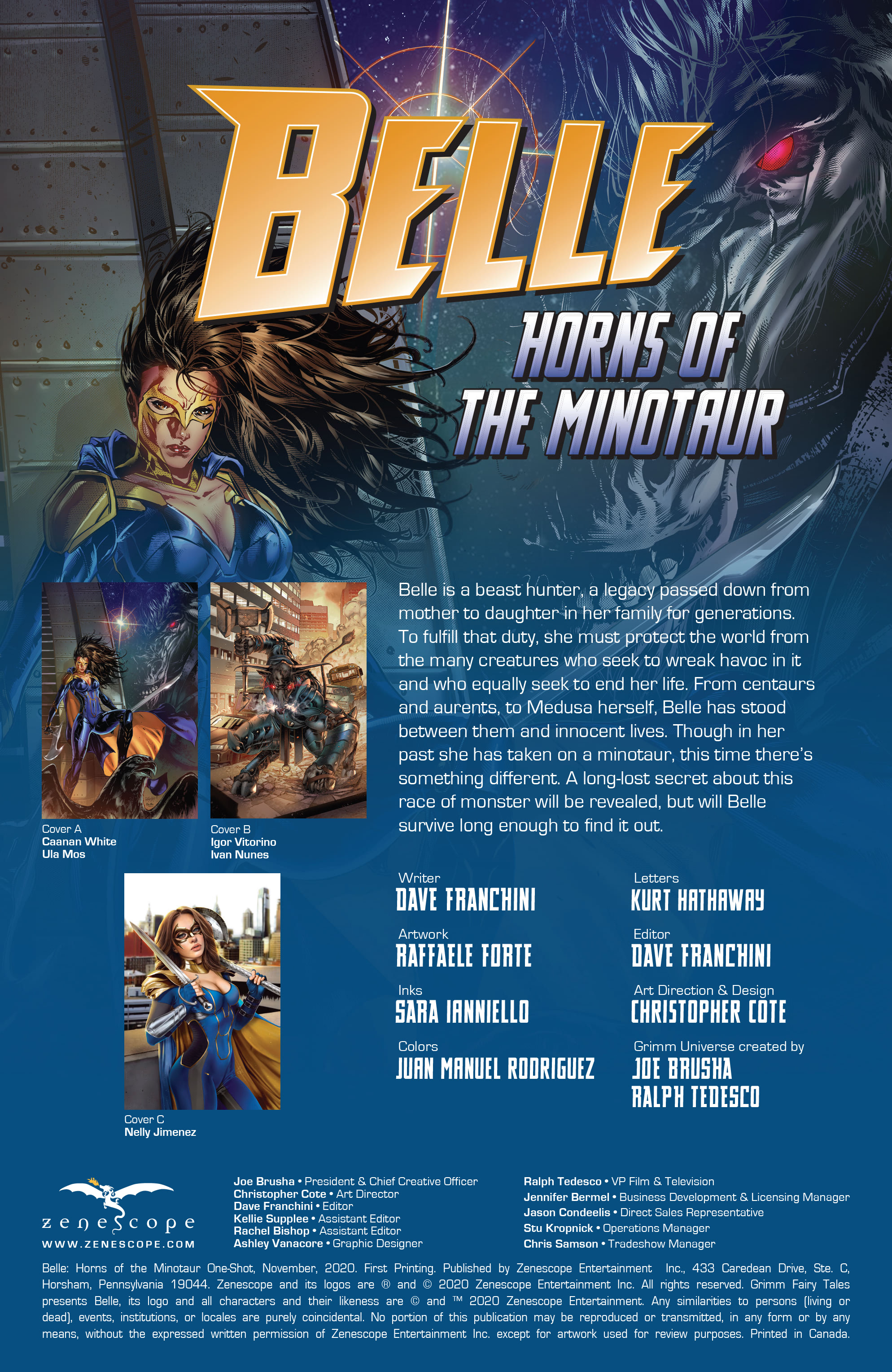 Belle: Horns of the Minotaur (2020): Chapter 1 - Page 2