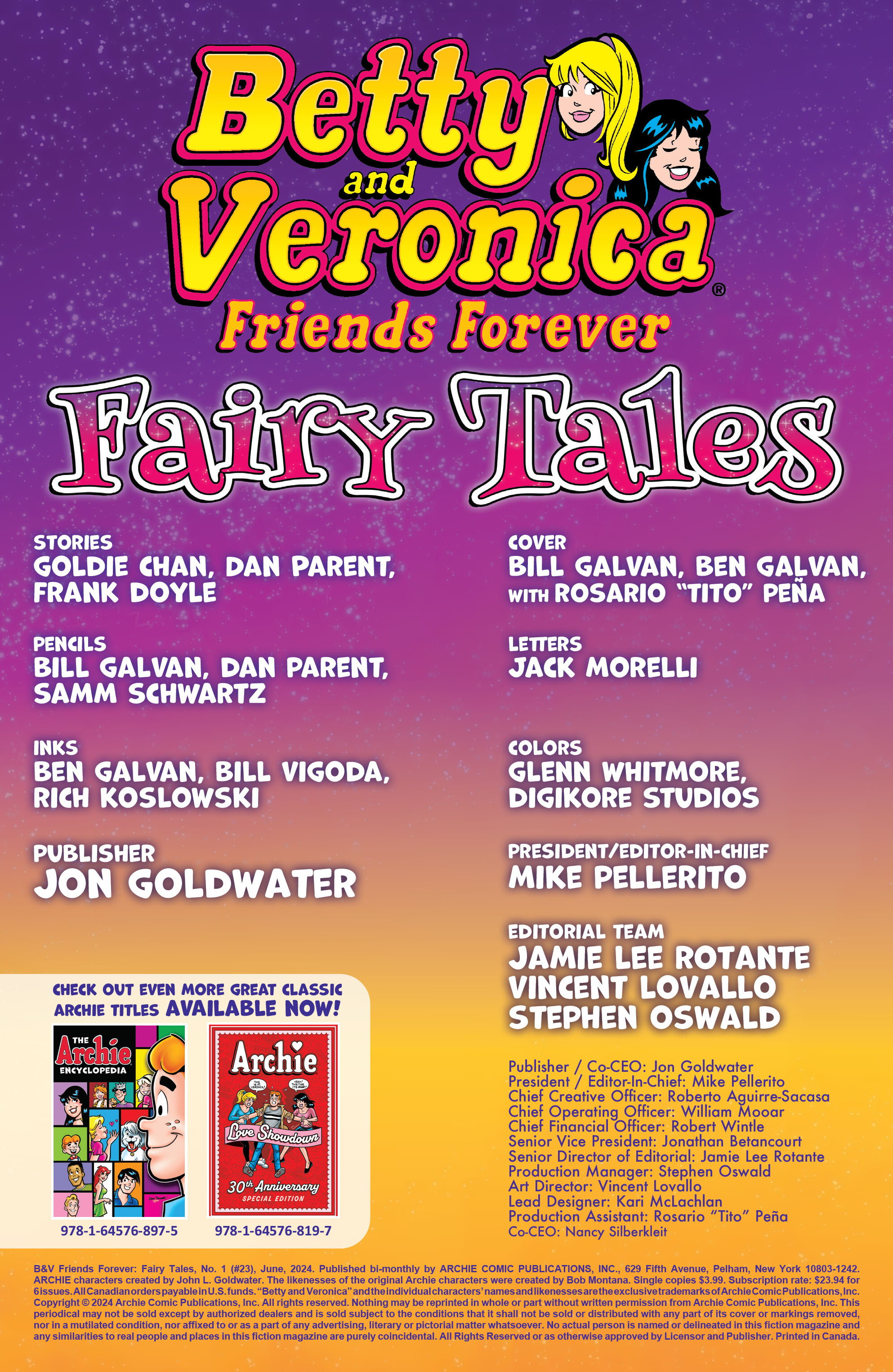 Betty and Veronica Friends Forever: Fairy Tales (2024-): Chapter 1 - Page 2