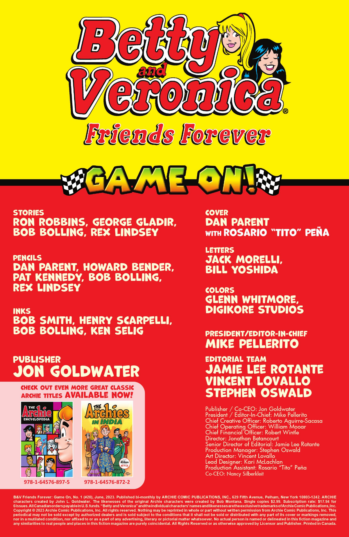 Betty and Veronica Friends Forever: Game On (2023): Chapter 1 - Page 2