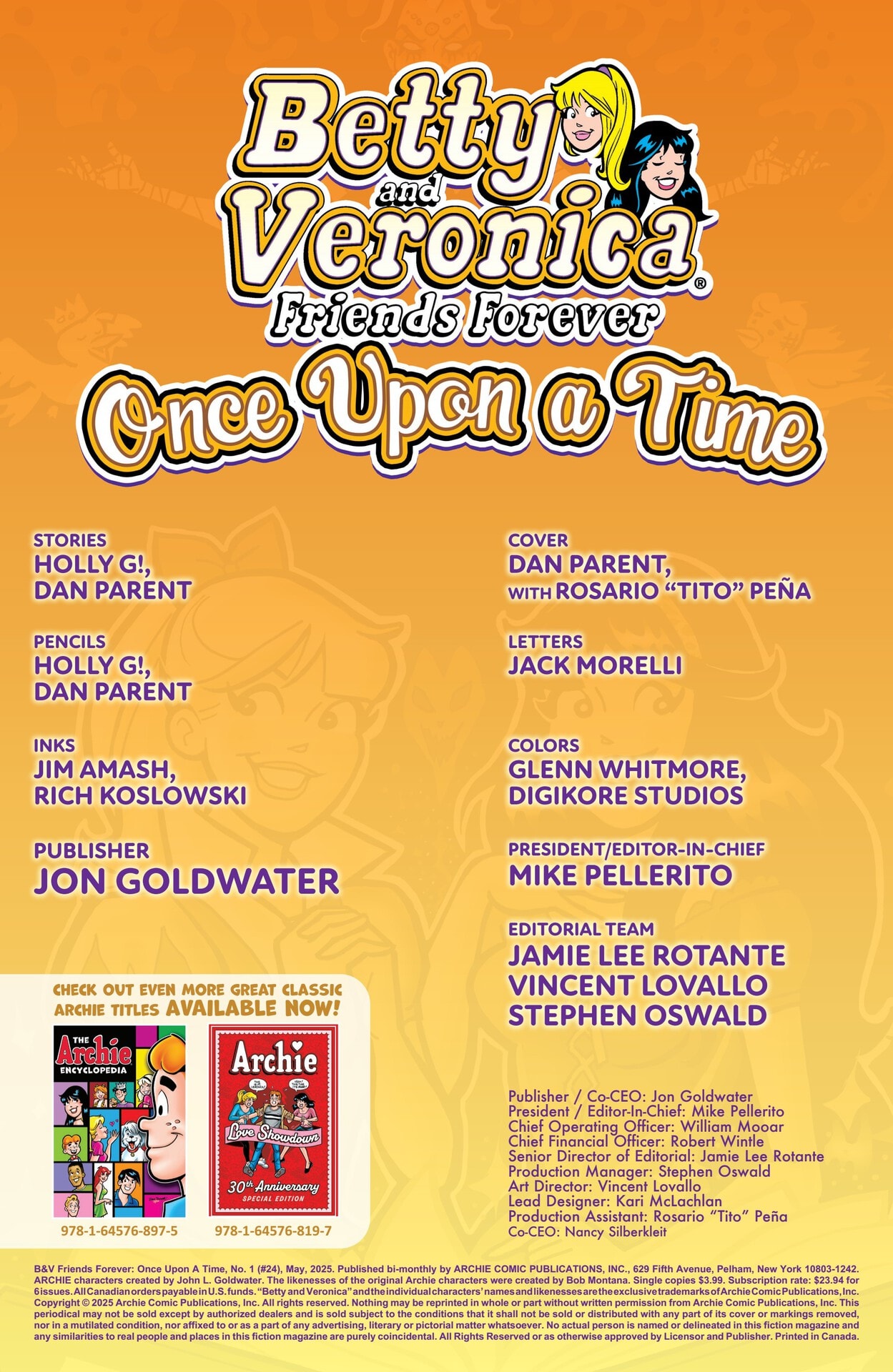 Betty and Veronica Friends Forever: Once Upon a Time (2025-): Chapter 1 - Page 2