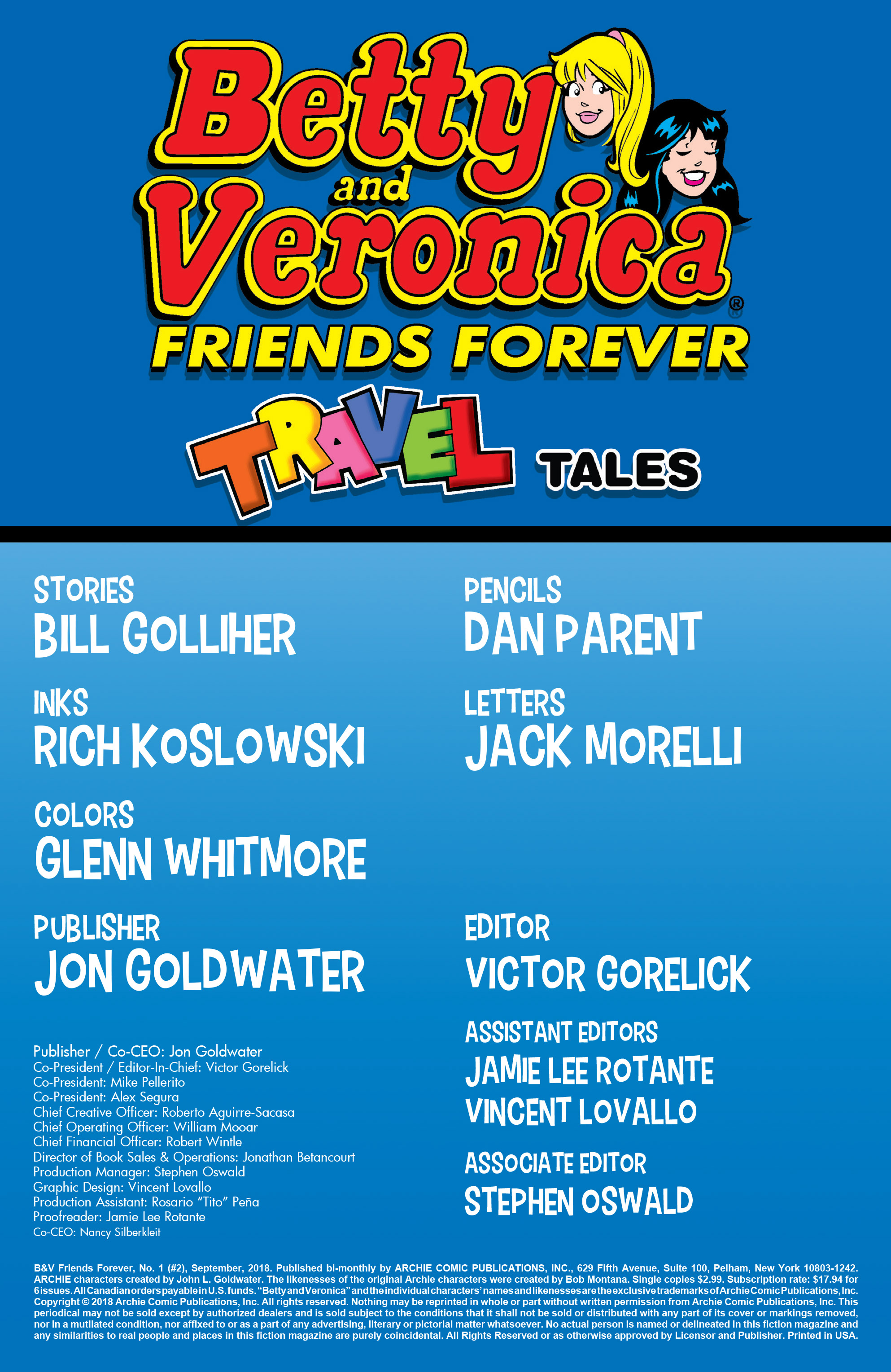 Betty & Veronica Friends Forever Travel (2018-): Chapter 1 - Page 2