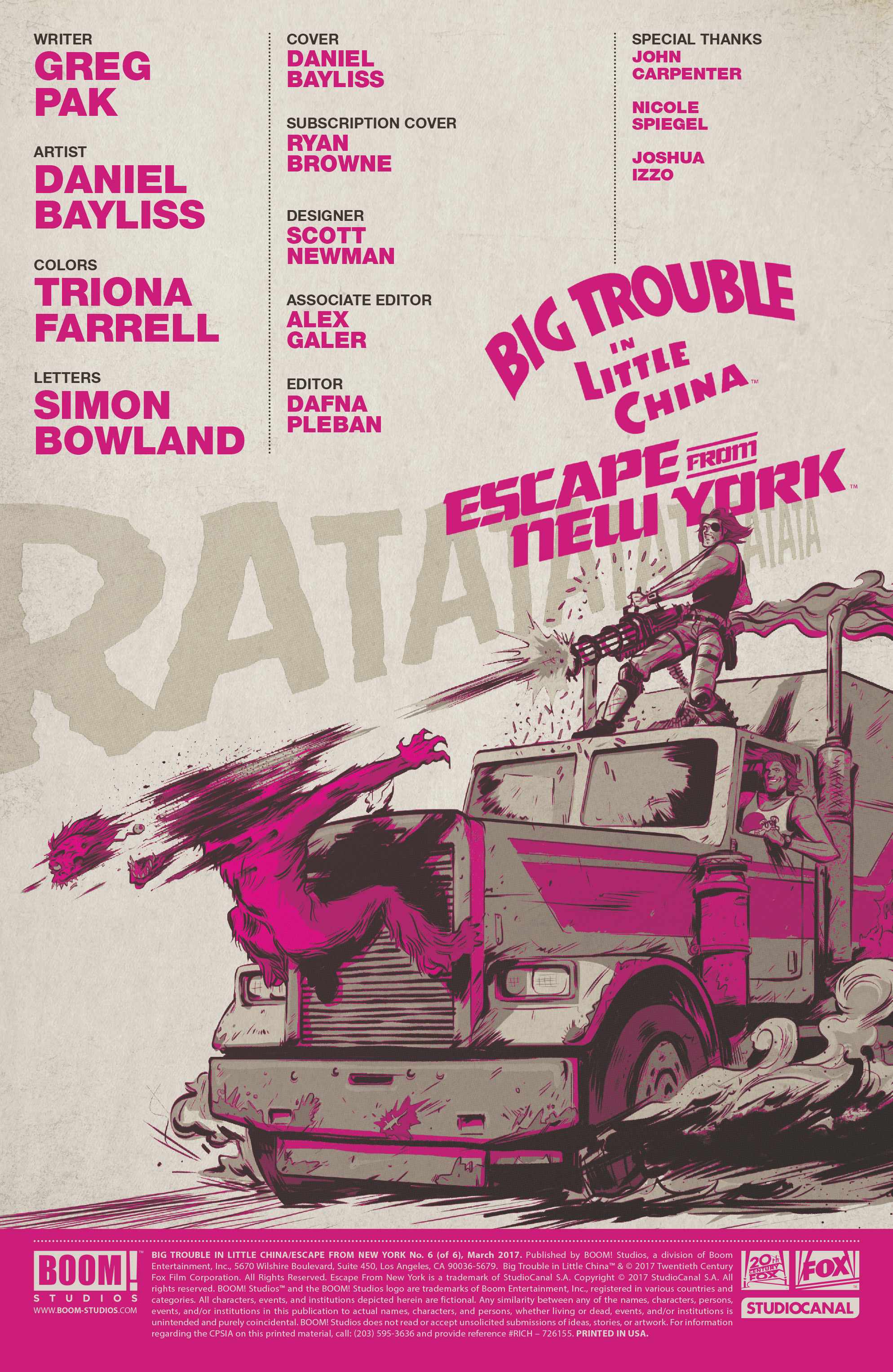 Big Trouble in Little China - Escape From New York (2016-): Chapter 6 - Page 2