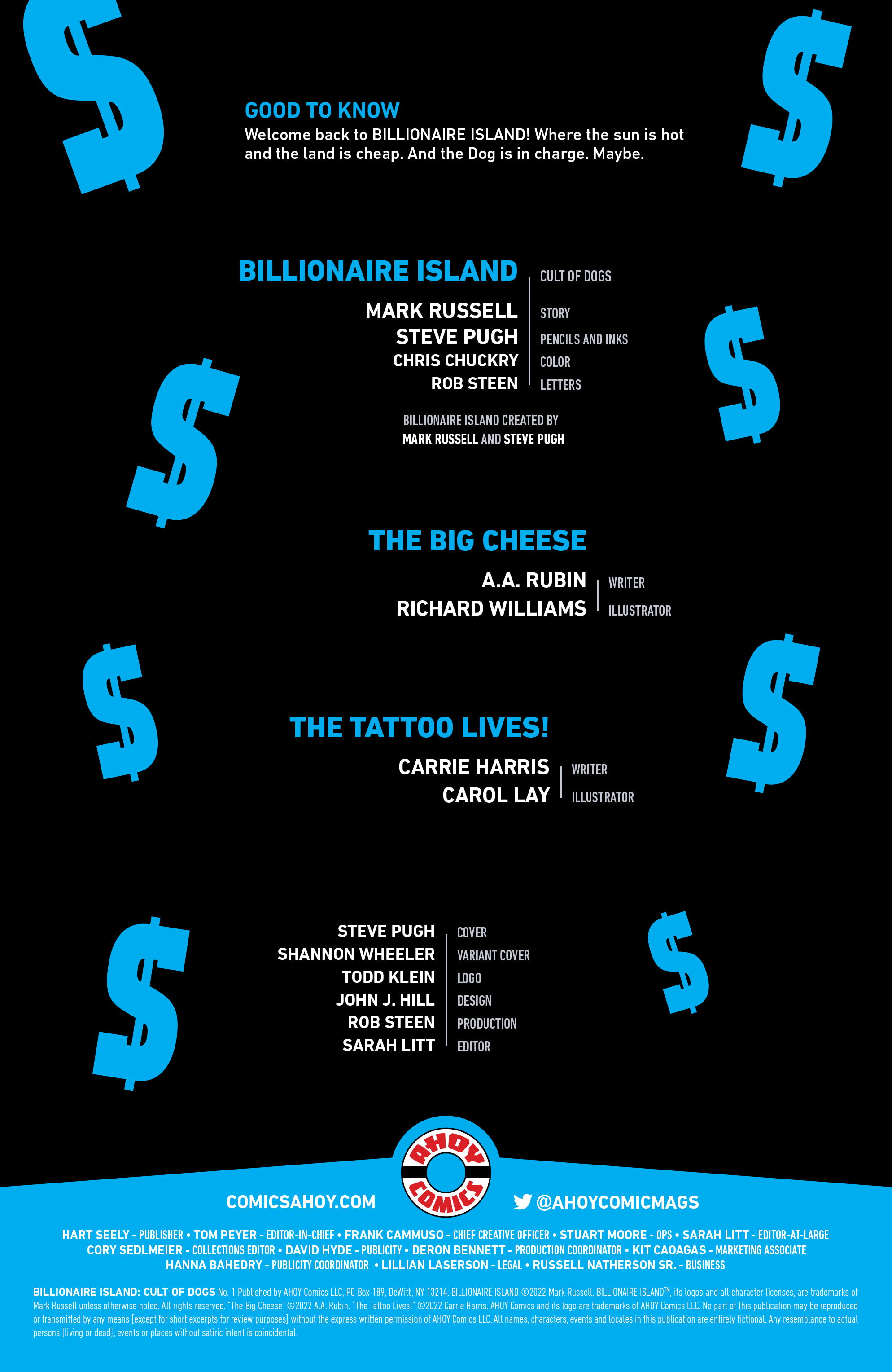 Billionaire Island: Cult of Dogs (2022-): Chapter 1 - Page 2