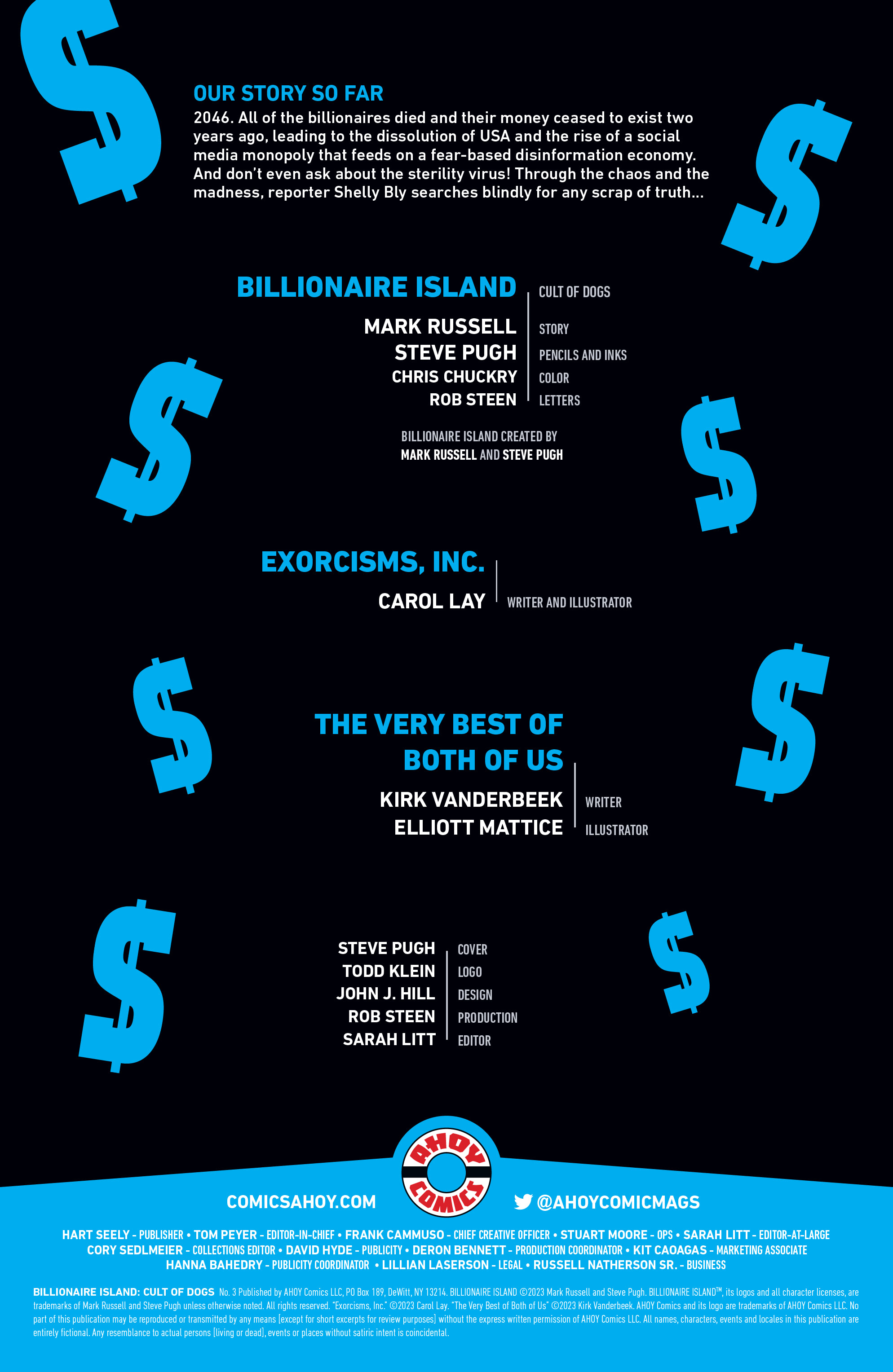 Billionaire Island: Cult of Dogs (2022-): Chapter 3 - Page 2