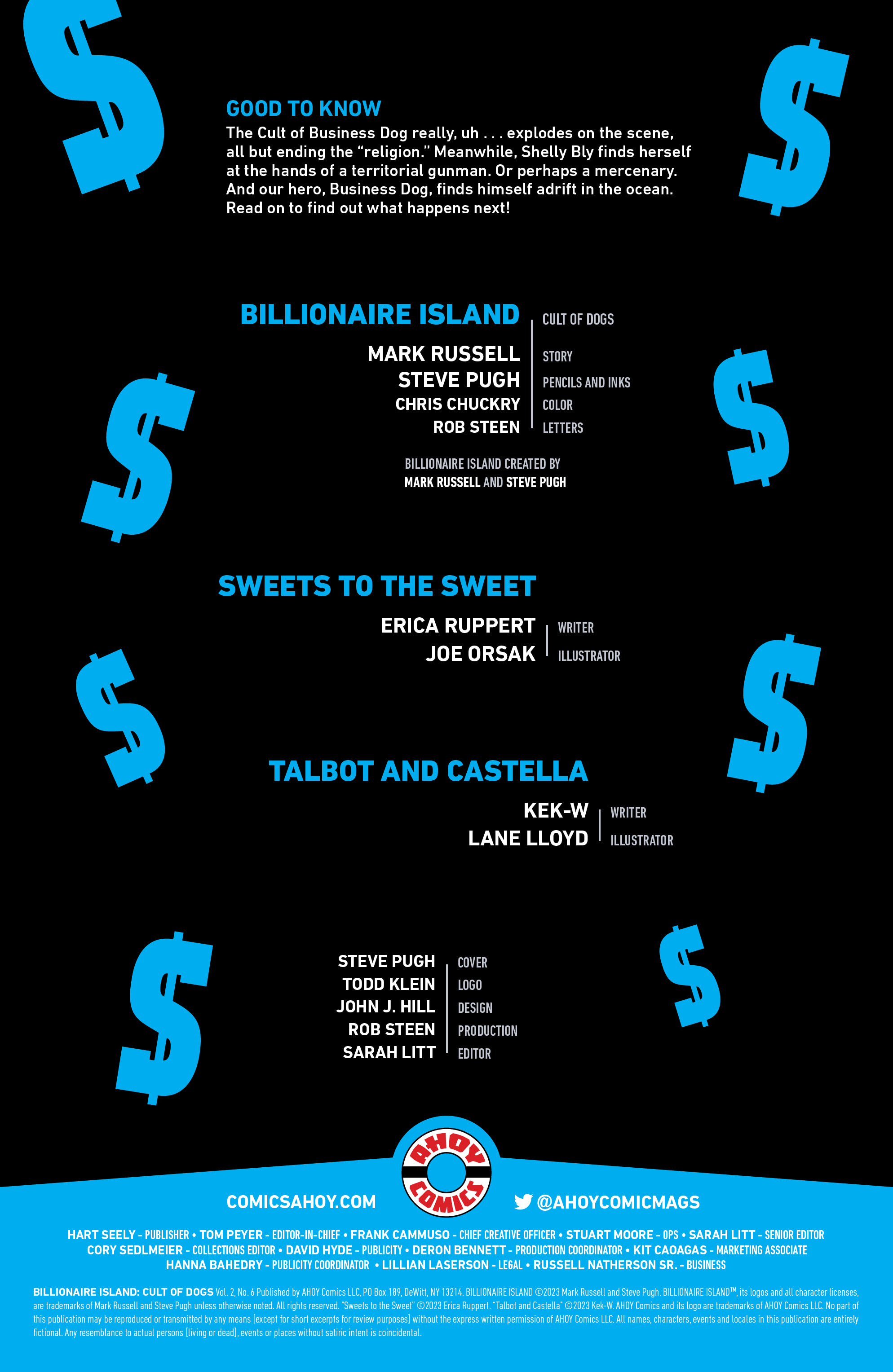 Billionaire Island: Cult of Dogs (2022-): Chapter 6 - Page 2