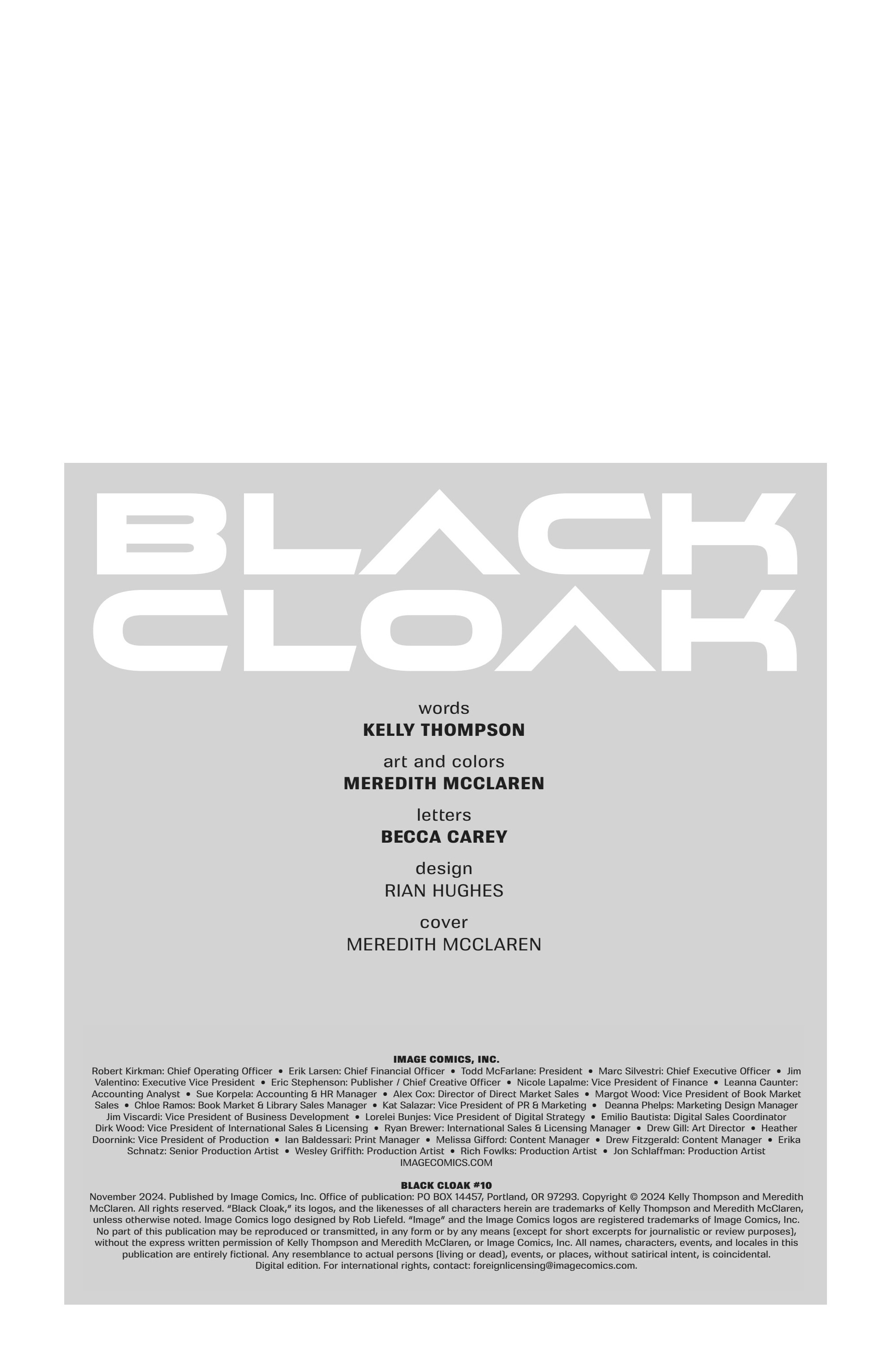 Black Cloak (2023-): Chapter 10 - Page 2
