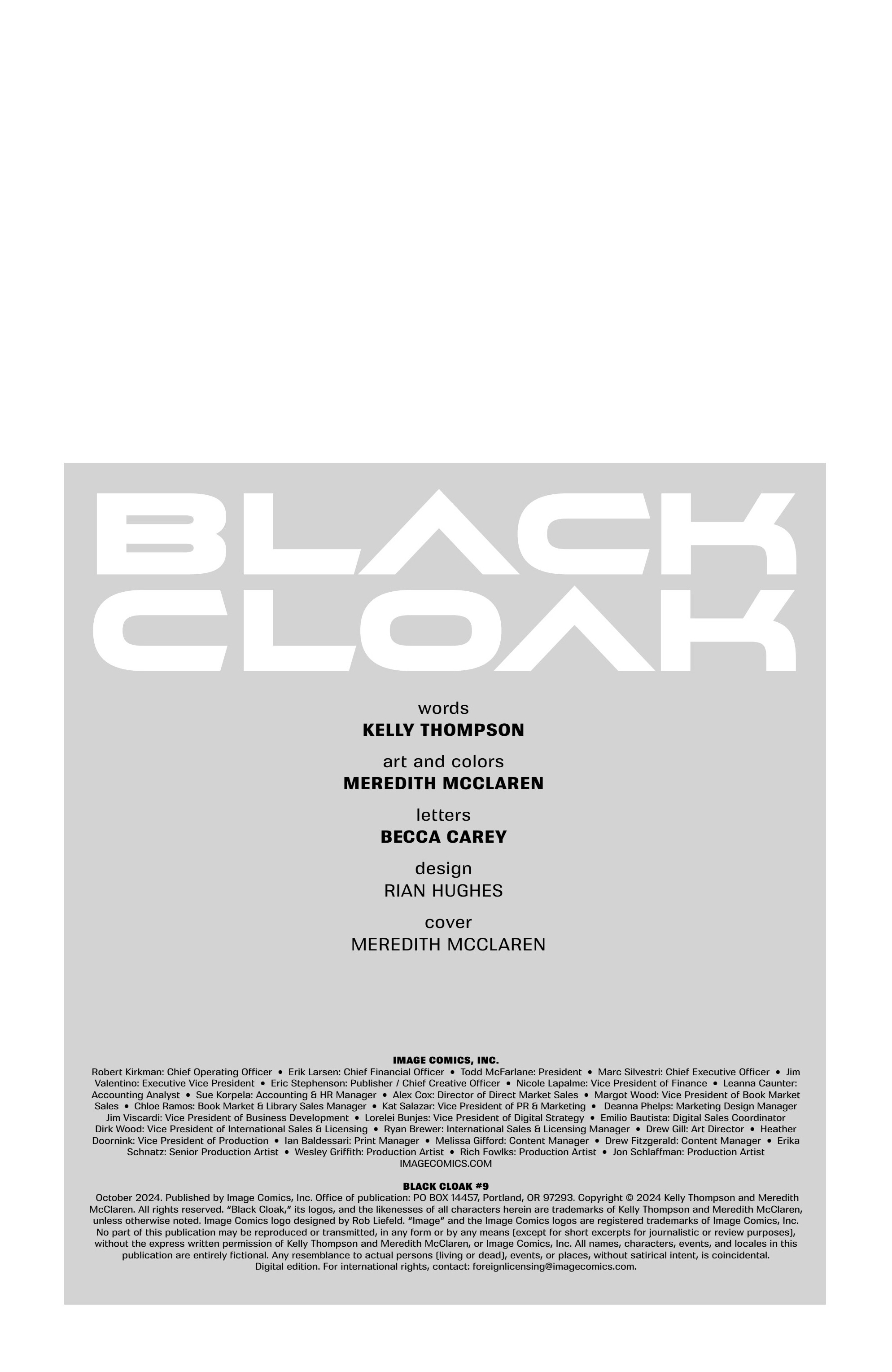 Black Cloak (2023-): Chapter 9 - Page 2