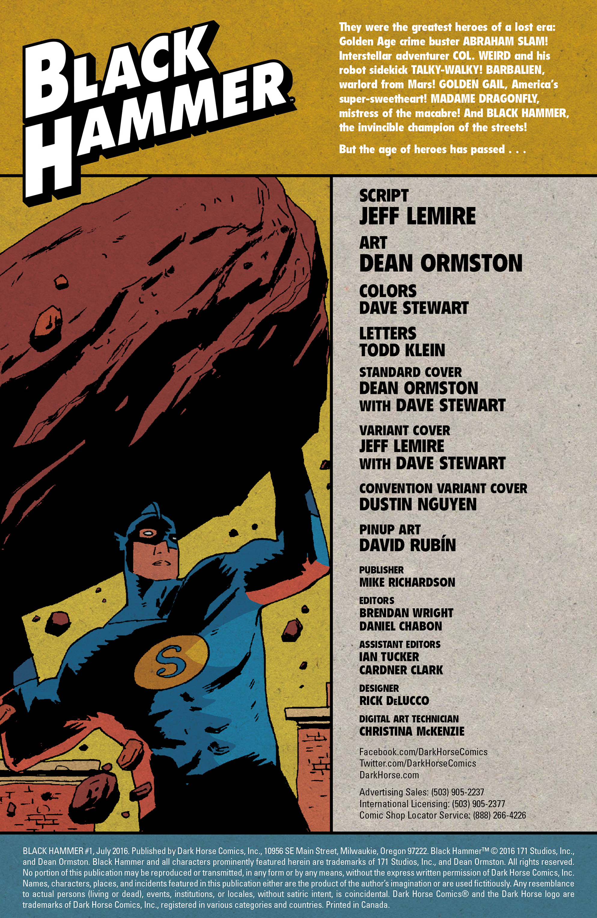Black Hammer (2016-): Chapter 1 - Page 2
